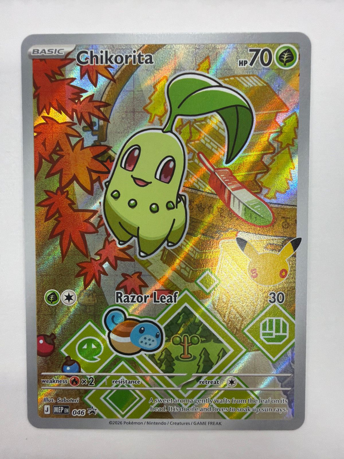 Pokémon TCG - Mega Evolution Promo Chikorita 046 NM