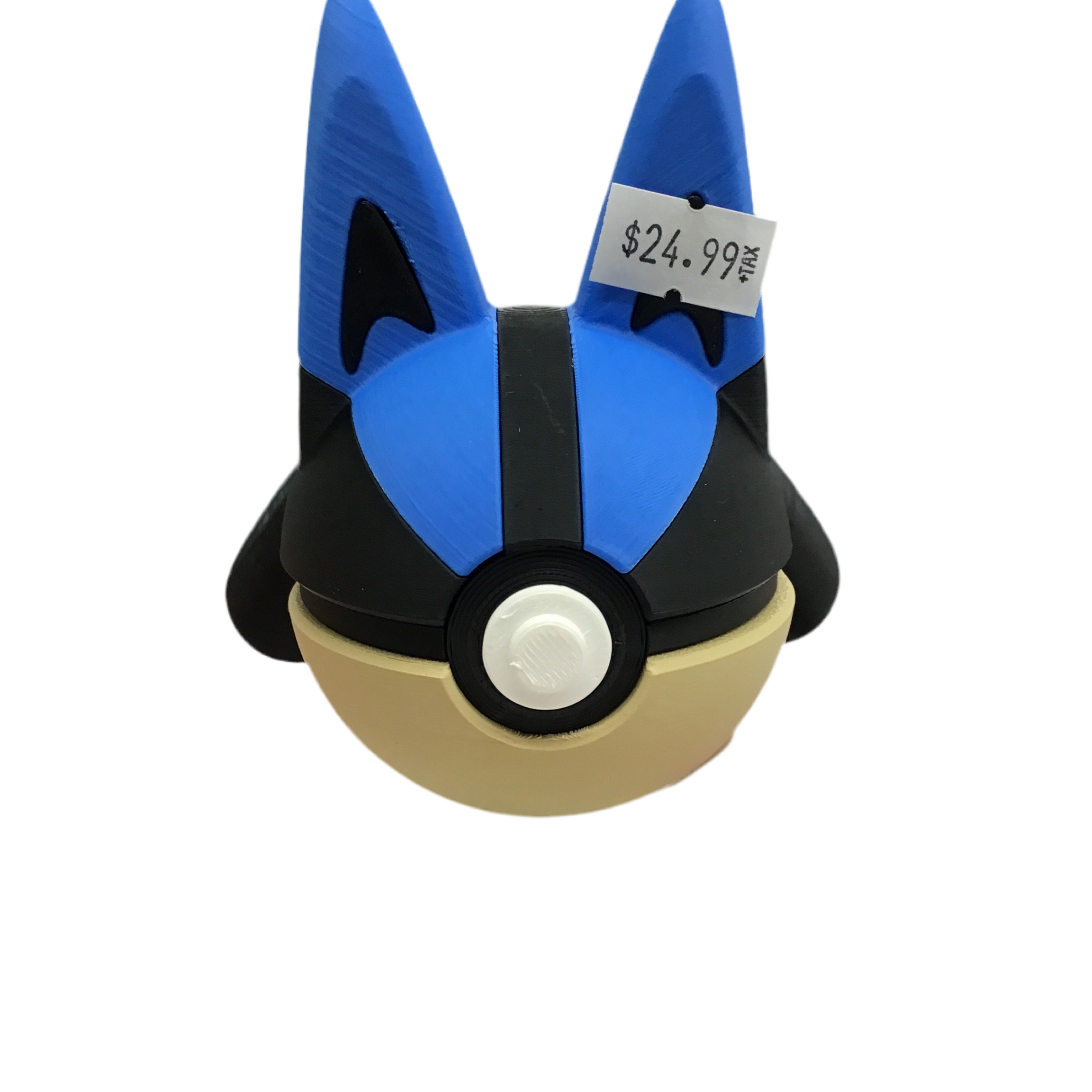 Custom 3D Printed Pokemon Ball Lucario