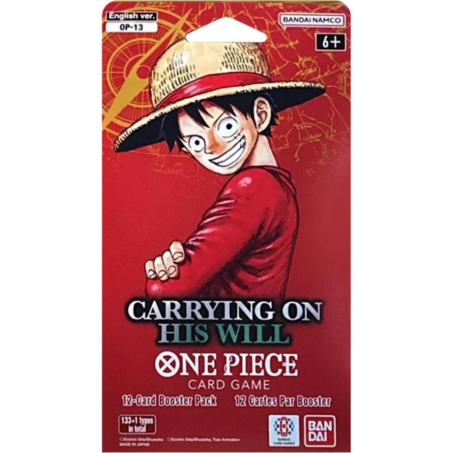 One Piece TCG - Carrying On His Will OP-13 Sleeved Booster Pack