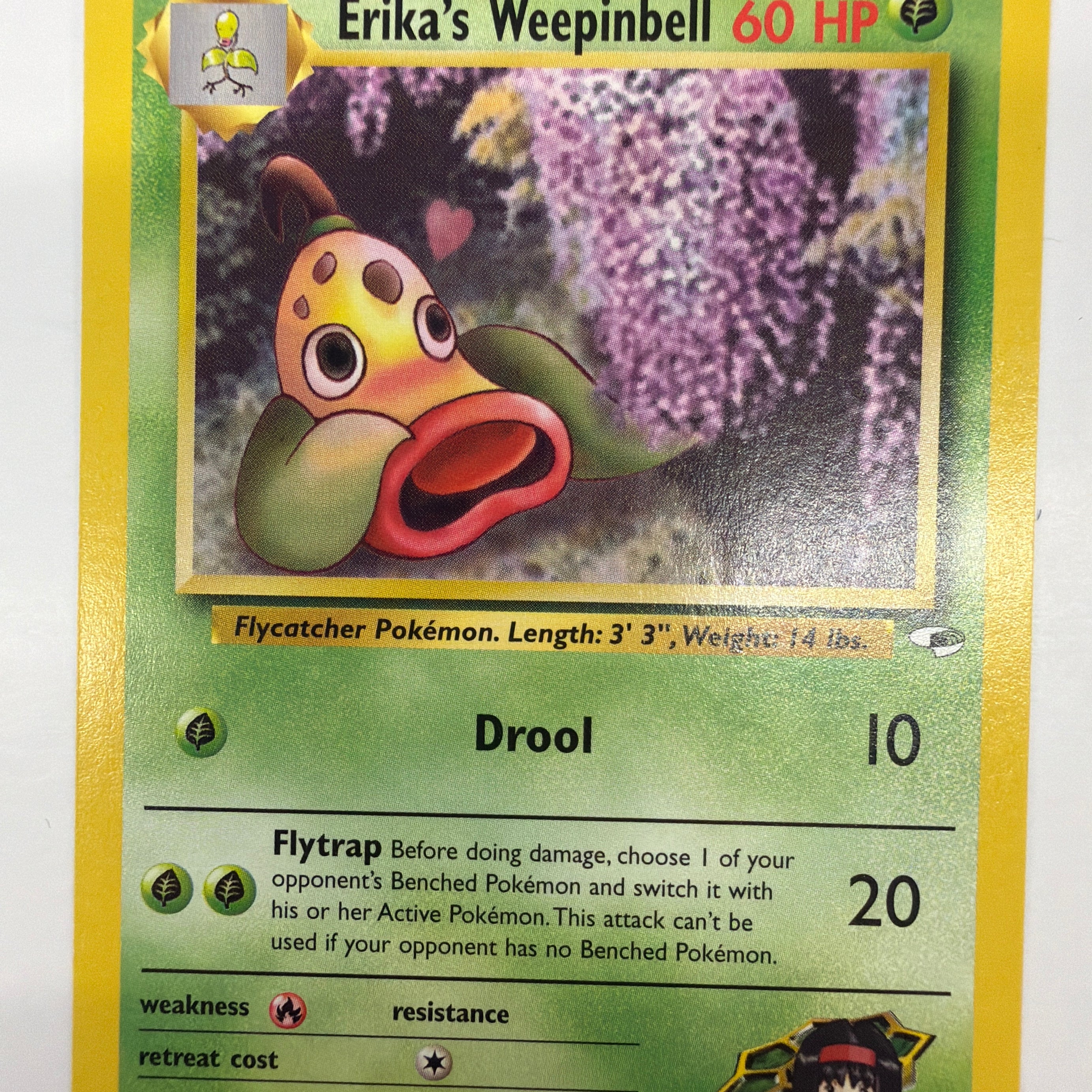 Pokémon TCG - Gym Heroes Unlimited Erika's Weepinbell 48/132 Non-Holo NM
