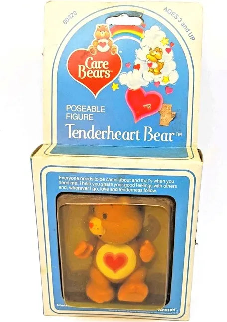 Kenner Care Bears Poseable Figure Tenderheart Bear