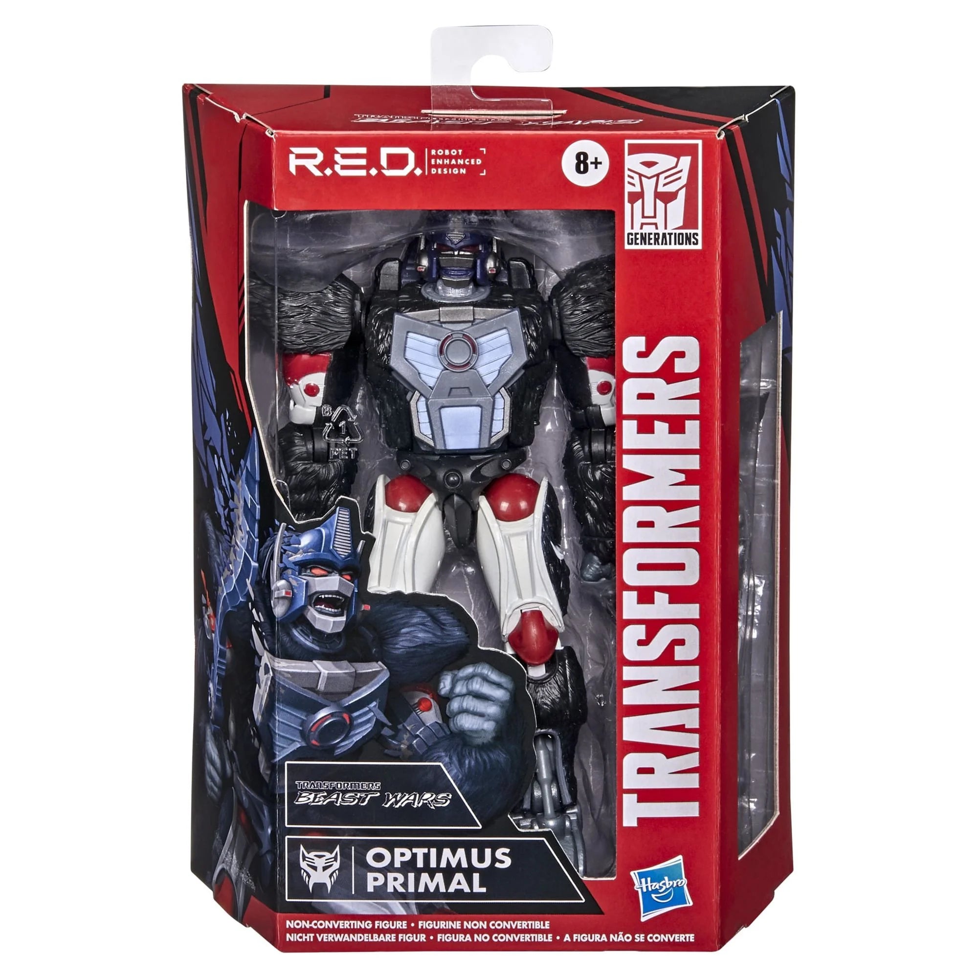 Hasbro Transformers Beast Wars R.E.D. Optimus Primal Action Figure