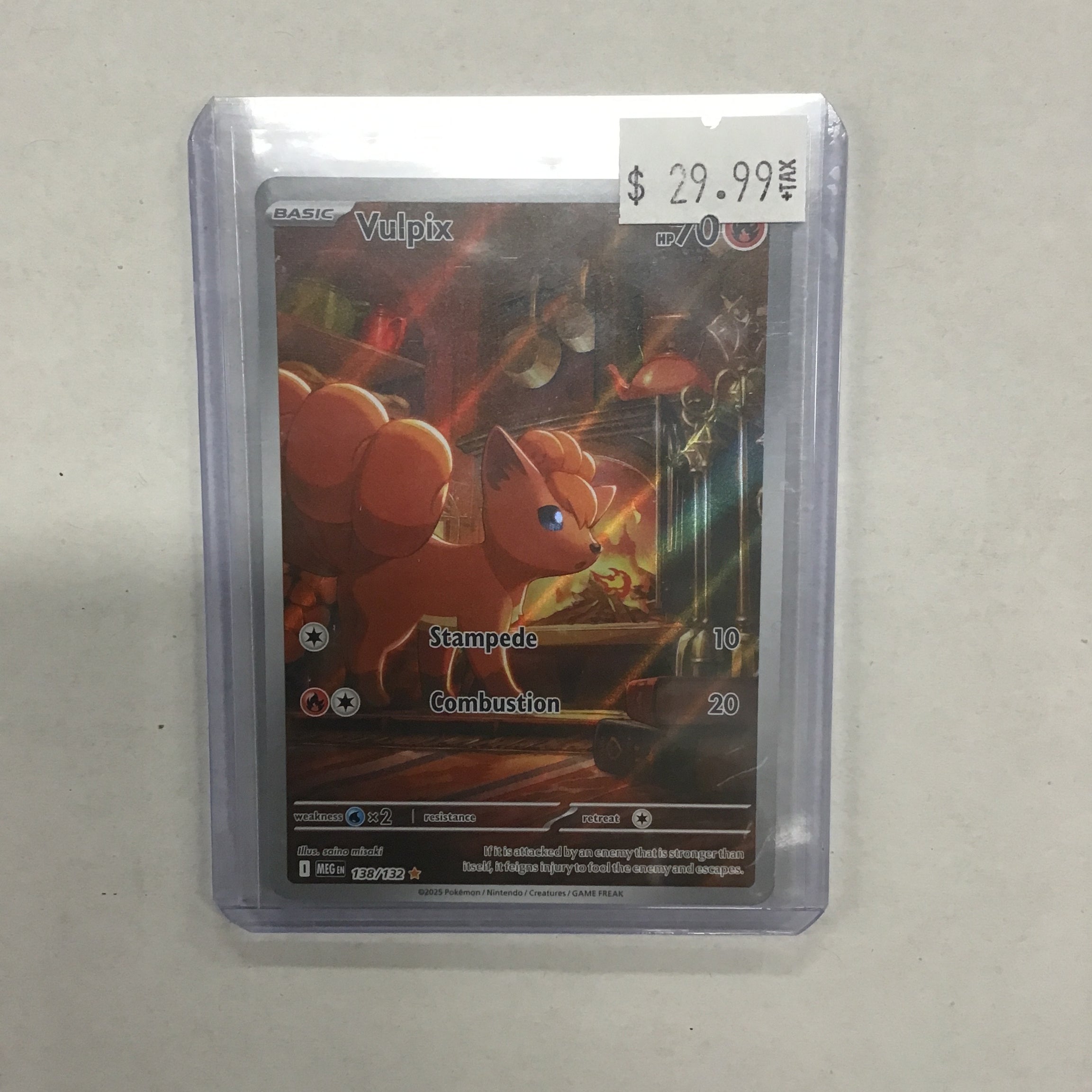 Pokémon TCG - Mega Evolution Vulpix 138/132 NM