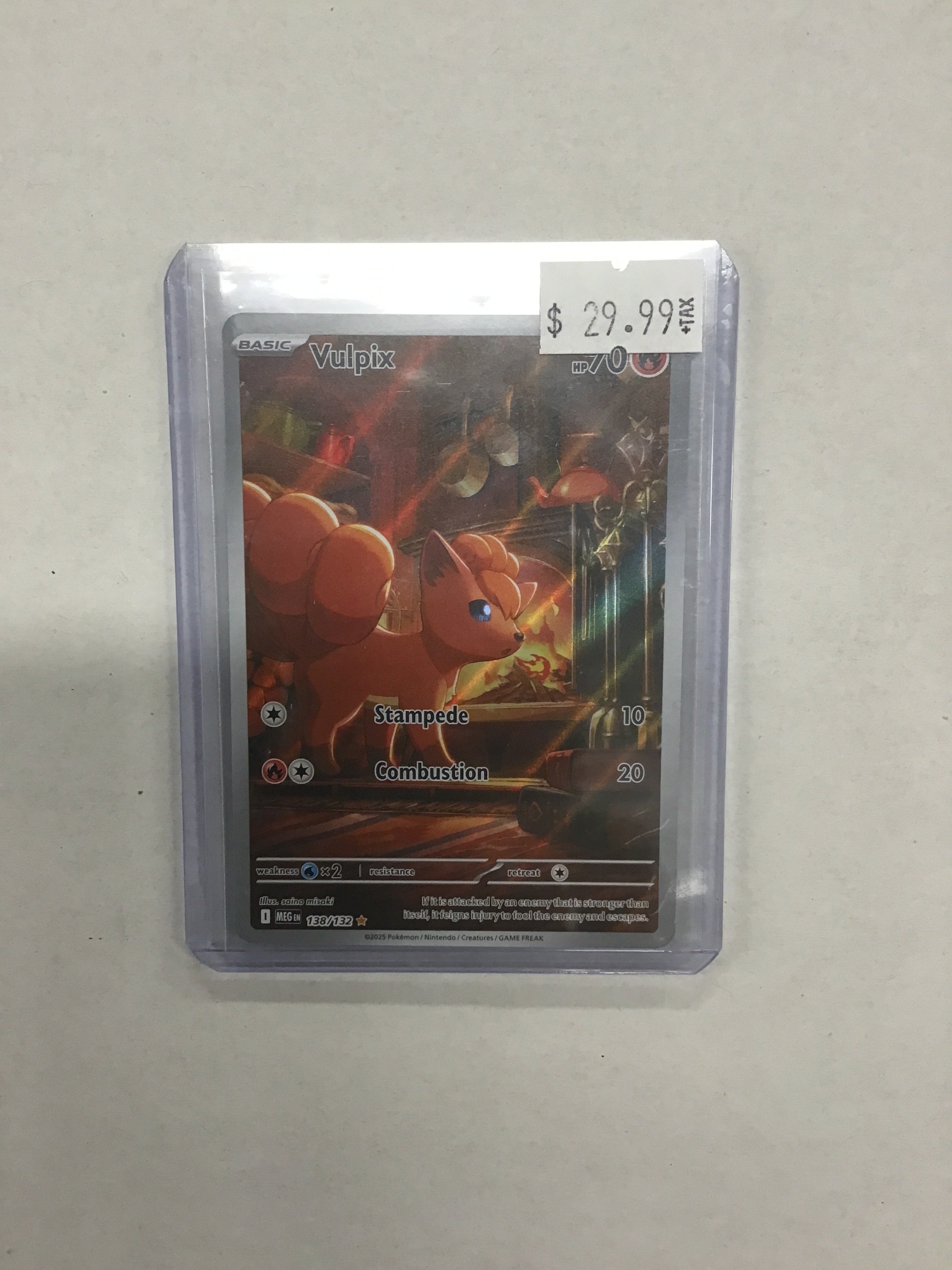 Pokémon TCG - Mega Evolution Vulpix 138/132 NM