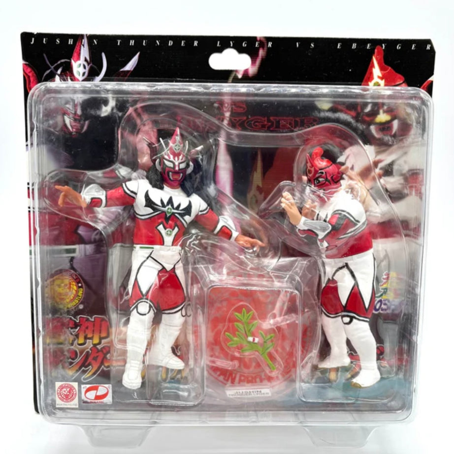 New Japan Pro Wrestling Jushin Thunder Lyger Vs Ebeyger Figure 2-Pack