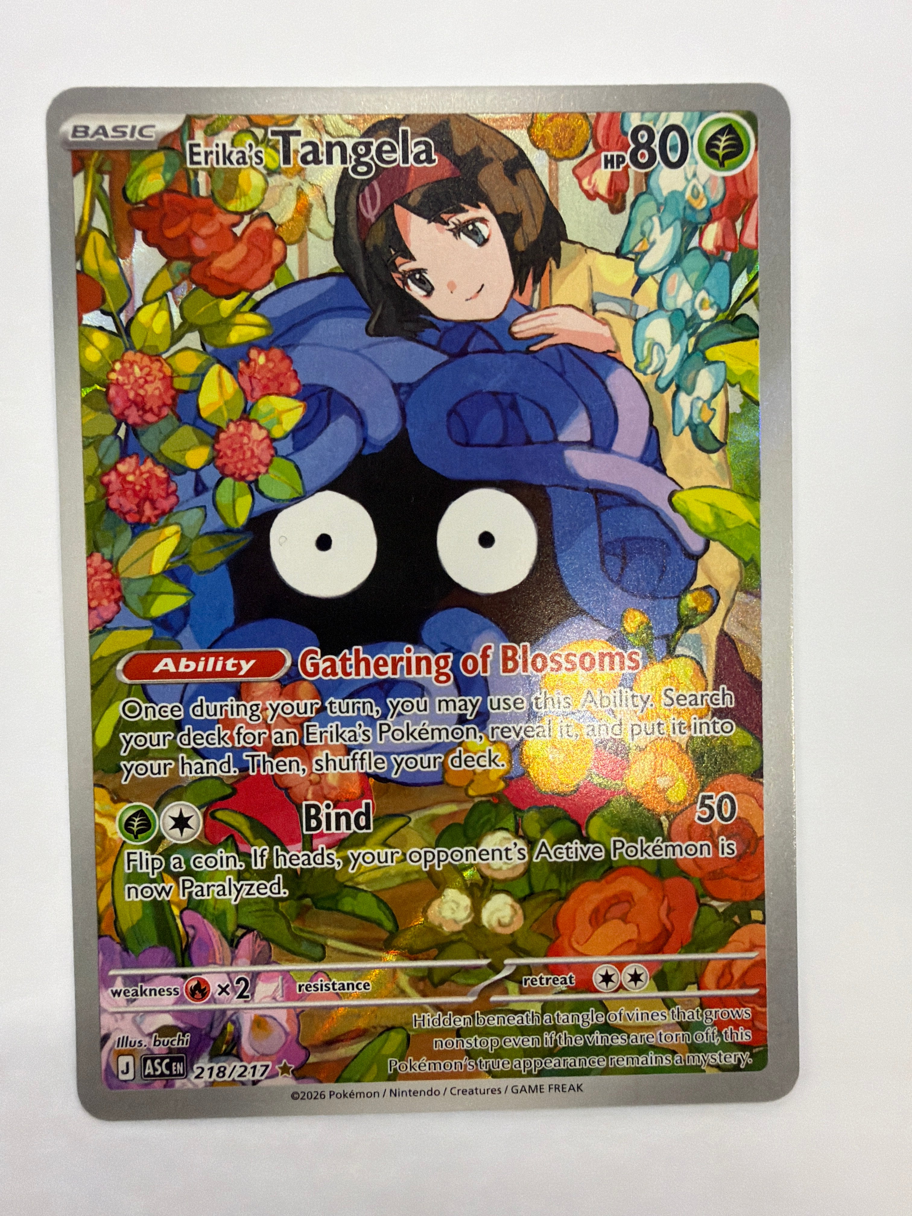 Pokémon TCG - Ascended Heroes Erika's Tangela 218/217 NM