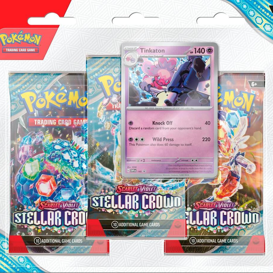 Pokémon TCG - Stellar Crown Blister 3-Pack