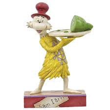 Enesco Dr. Seuss Jim Shore Sam I Am Holding Green Eggs & Ham Figurine