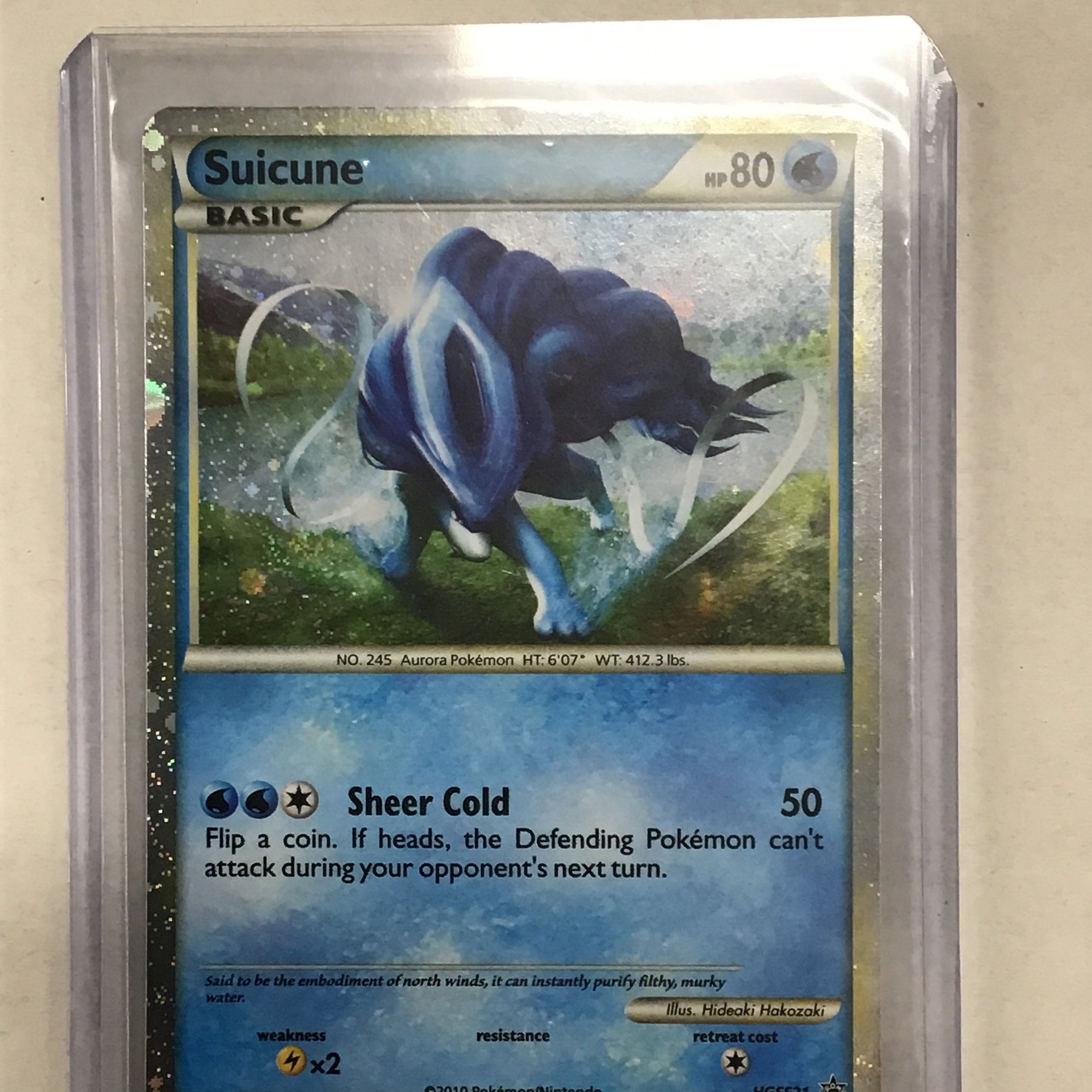 Pokémon TCG - Heartgold & SoulSilver Promo Suicune HGSS21 NM