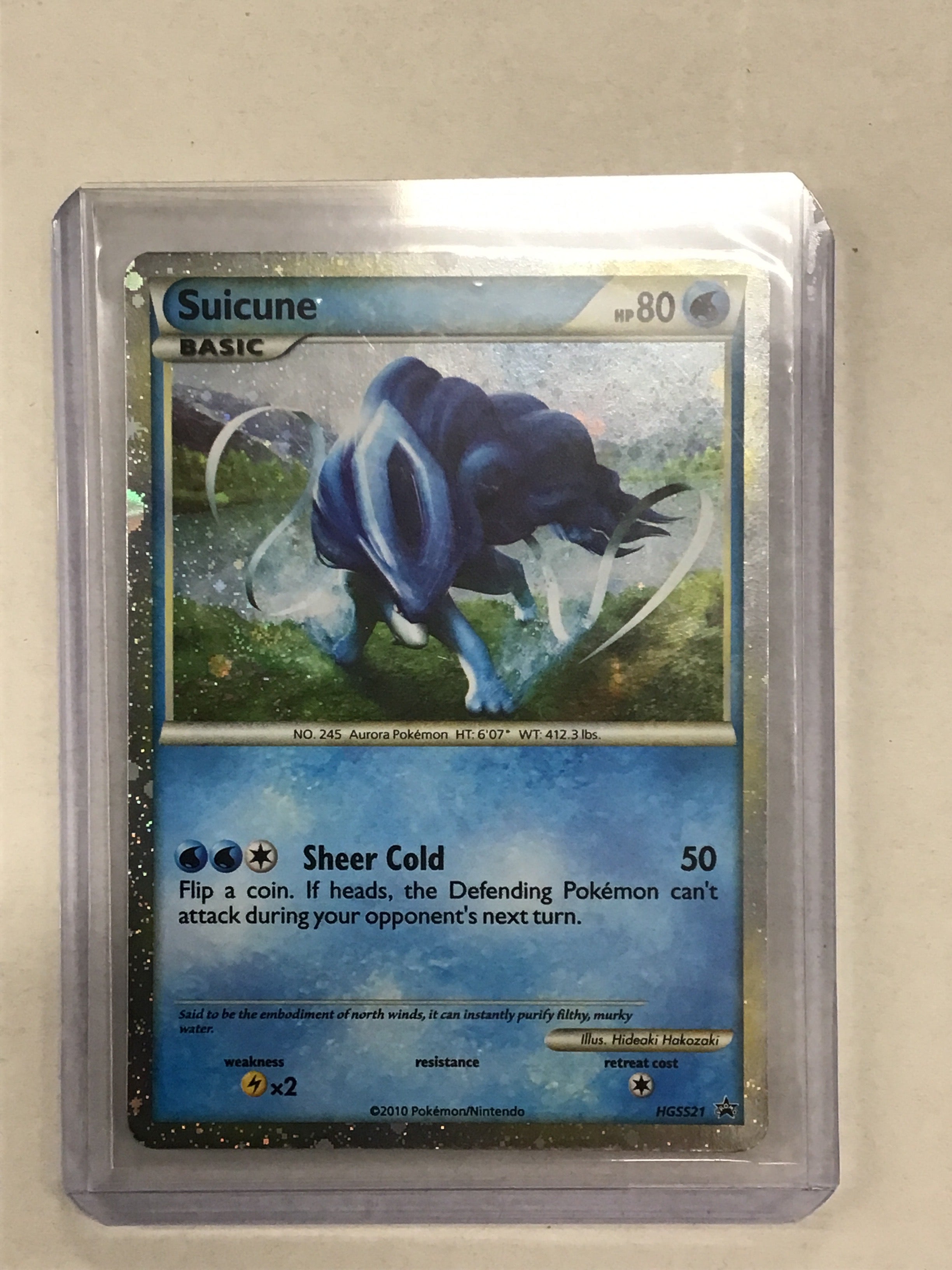 Pokémon TCG - Heartgold & SoulSilver Promo Suicune HGSS21 NM