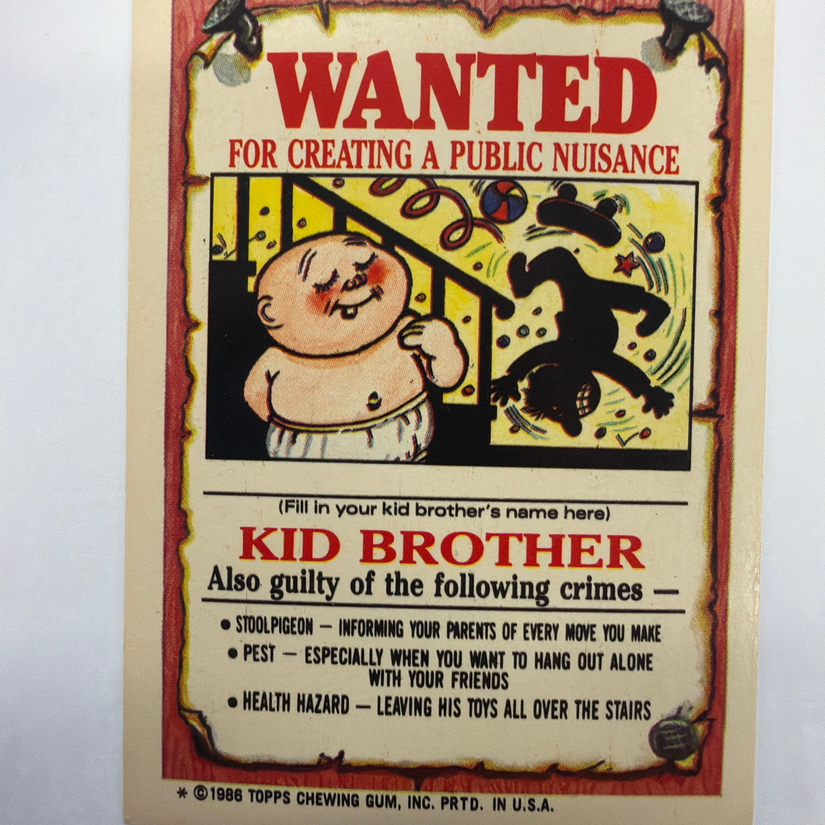 Garbage Pail Kids - 1986 Alice Island #113a