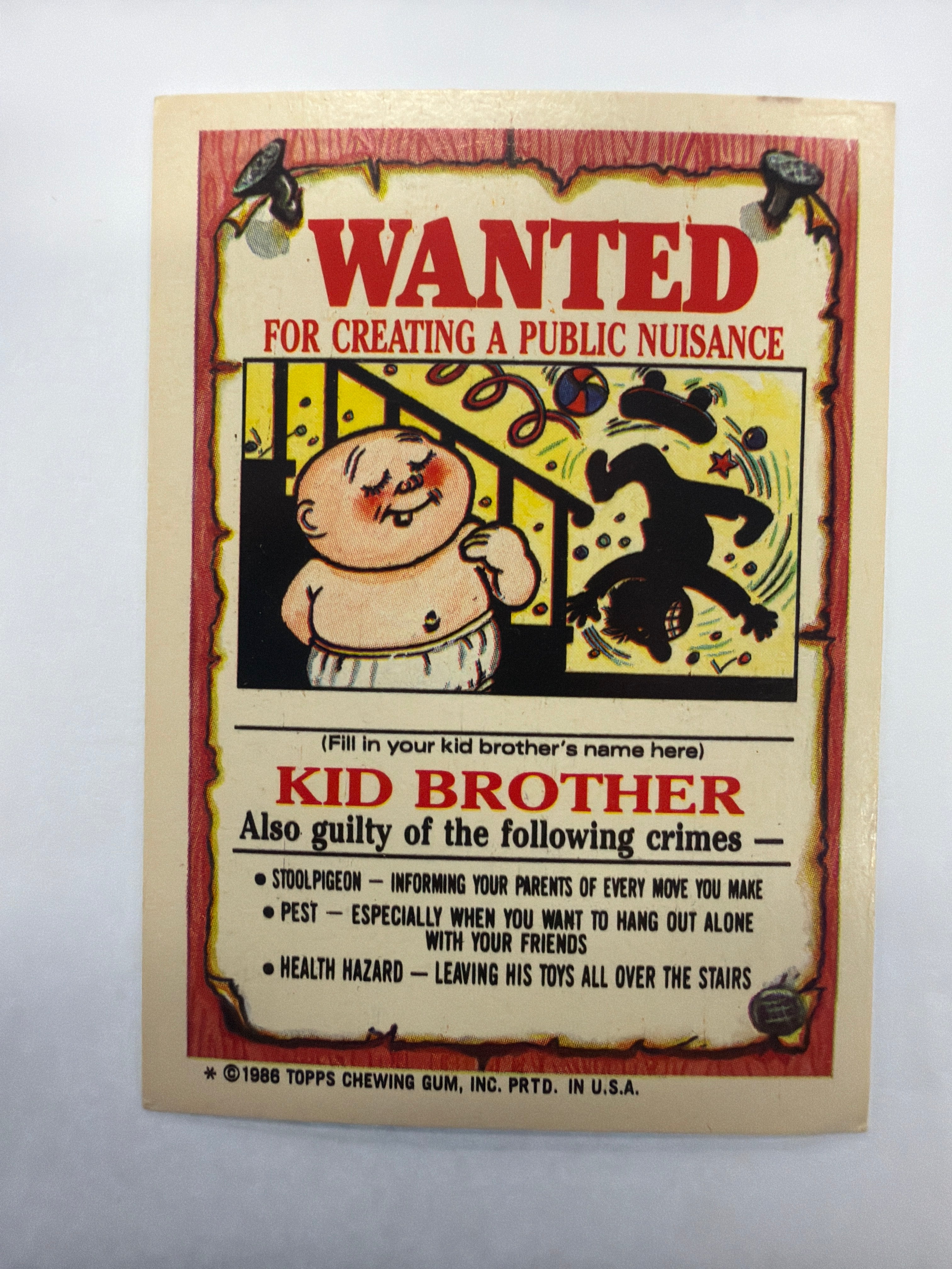 Garbage Pail Kids - 1986 Alice Island #113a
