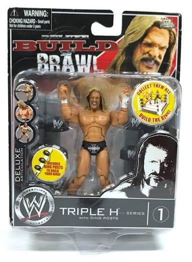 WWE Jakks Pacific Deluxe Build N' Brawl Series 1 Triple H Action Figure
