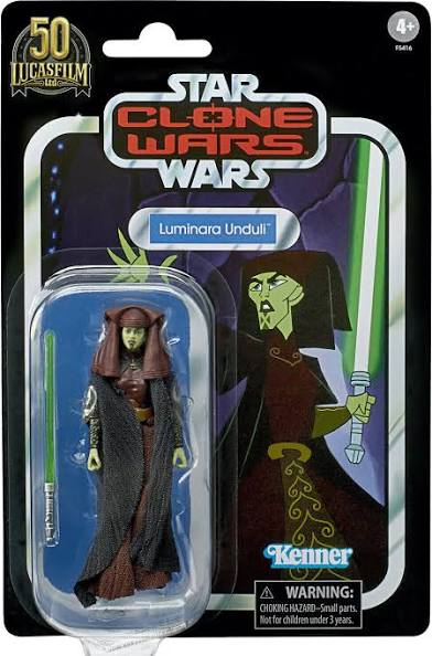 Hasbro Star Wars Clone Wars Luminara Unduli 3.75” Action Figure