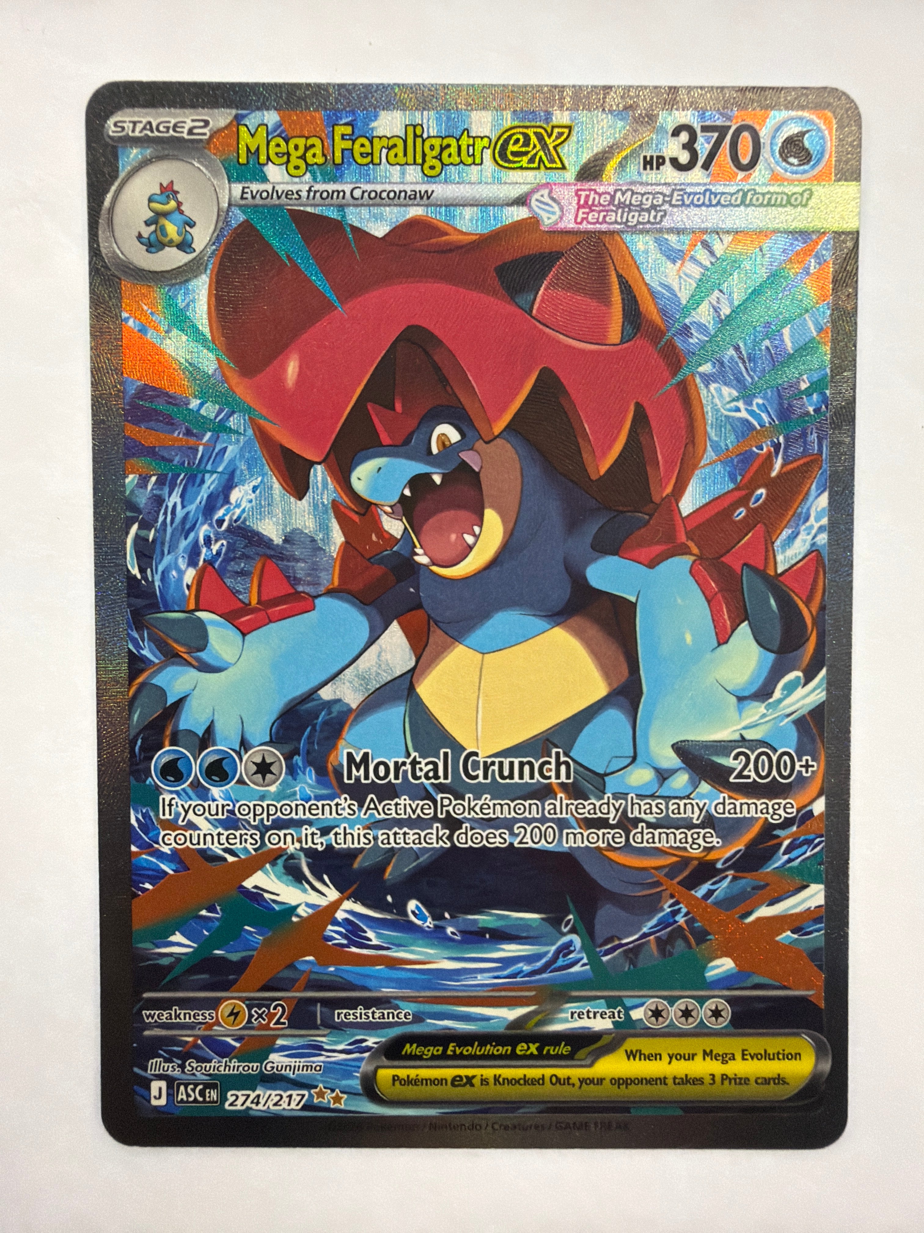 Pokémon TCG - Ascended Heroes Mega Feraligatr ex 274/217 NM