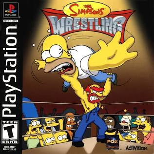 PlayStation The Simpsons Wrestling Video Game