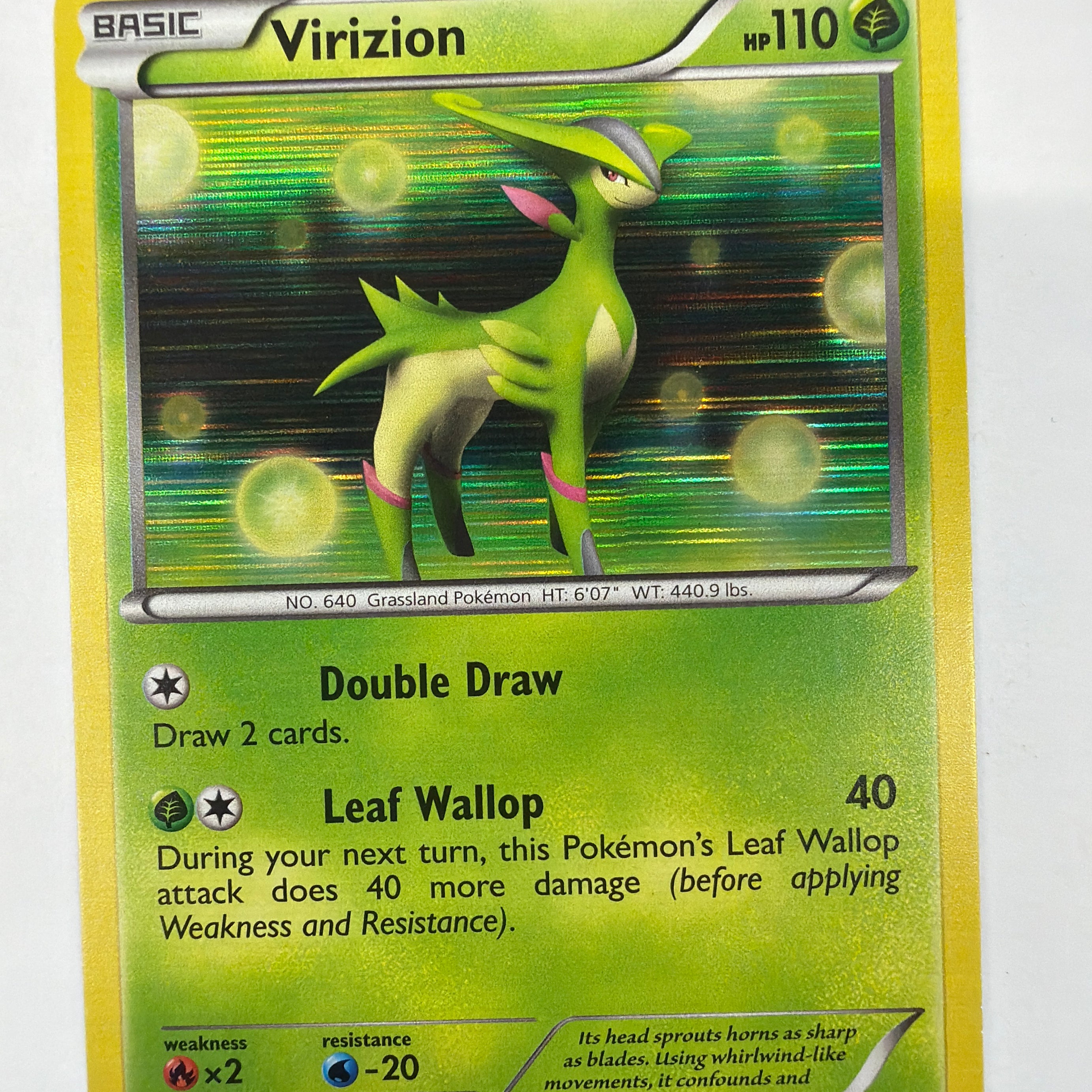 Pokémon TCG - Noble Victories Virizion 13/101 Holo NM