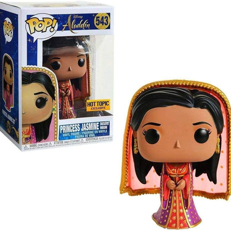 Funko Pop! Disney Aladdin Princess Jasmine Desert Moon #542 Hot Topic Exclusive