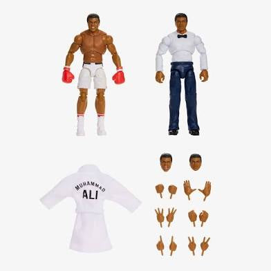 Wrestle Mania / Champions Boxer vs Wrestler Muhammad Ali Action Figures 2 Pack