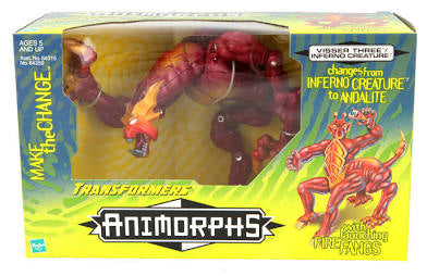 Hasbro Transformers Animorphs Visser Three / Inferno Creature Action Figure