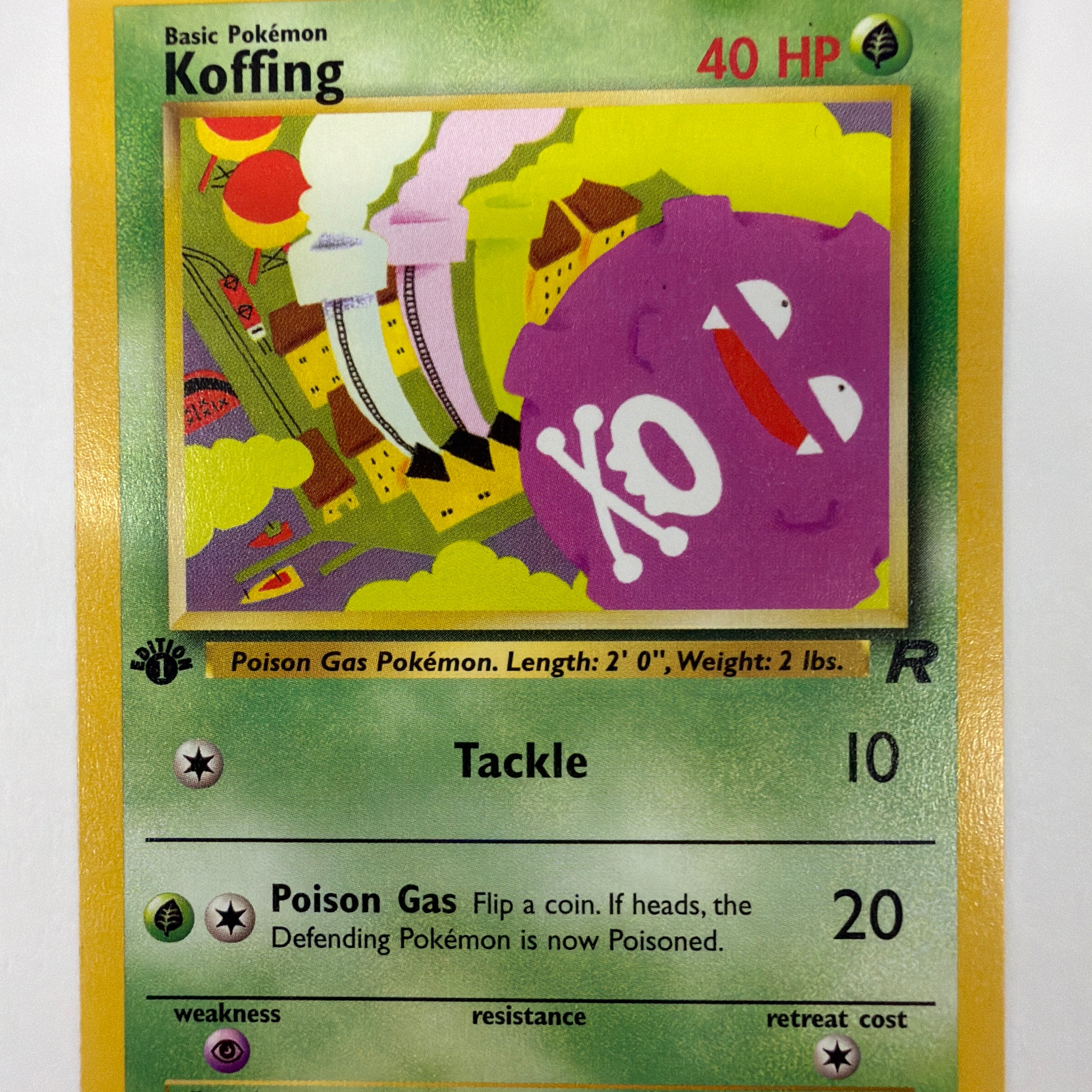 Pokémon TCG - Team Rocket 1st Edition Koffing 58/82 Non-Holo NM