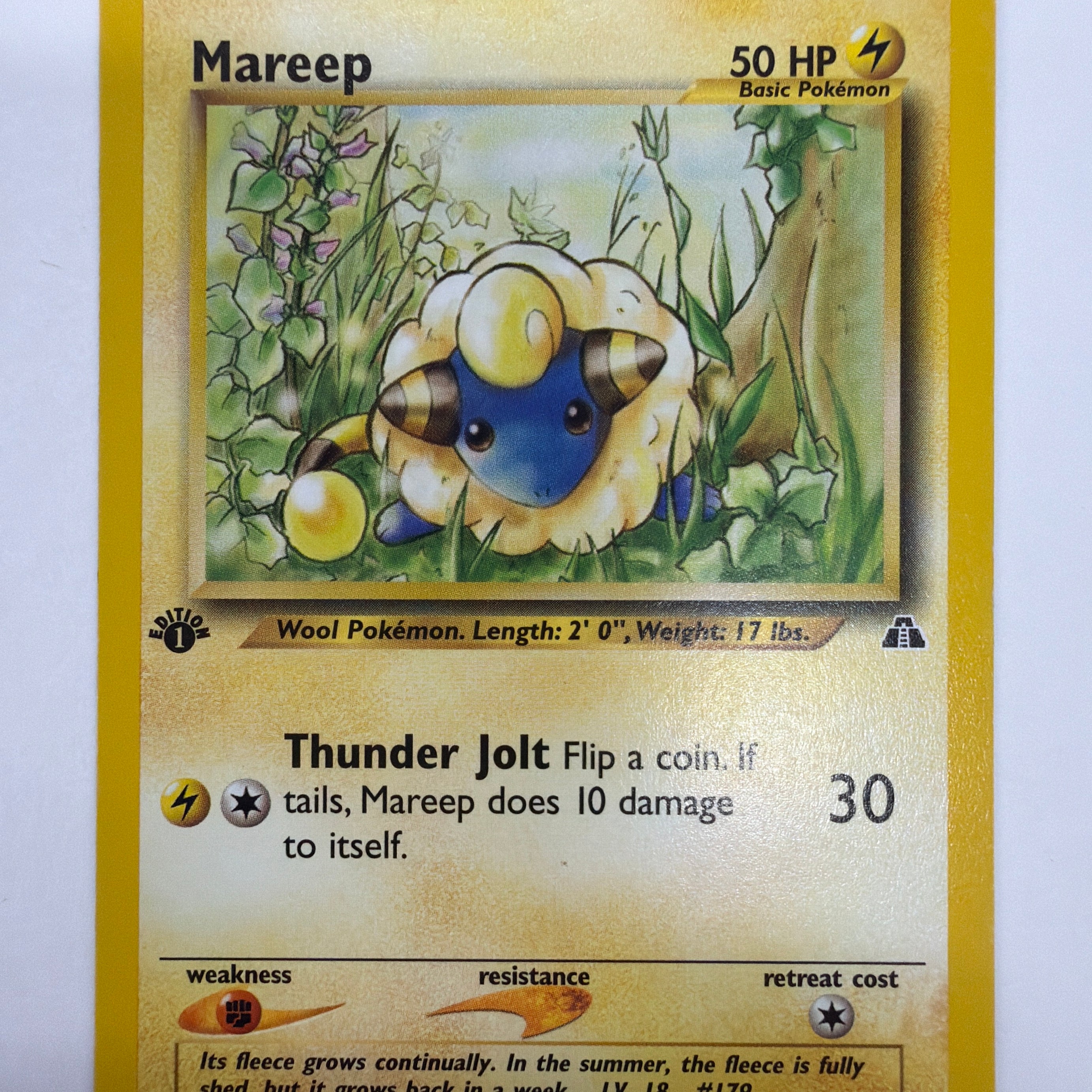 Pokémon TCG - Neo Discovery 1st Edition Mareep 58/75 NM
