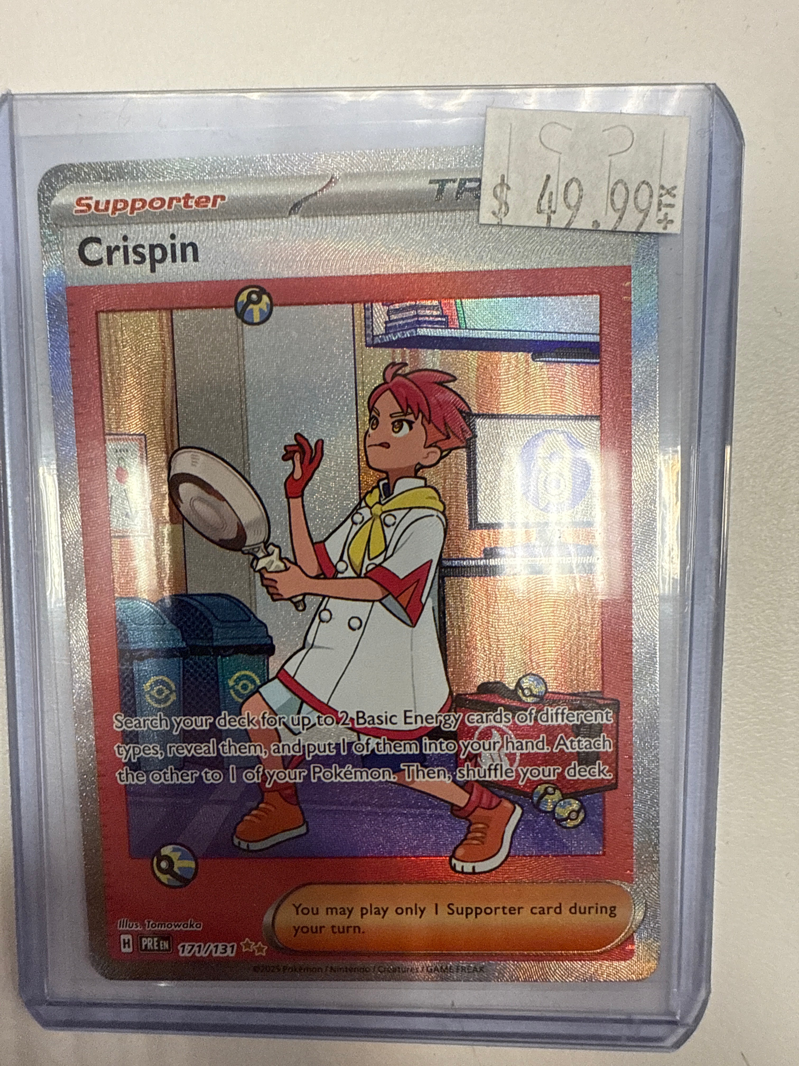 Pokemon TCG Crispin 171-131 Prismatic Evolutions Special illustration True Believers Gaming and Collectibles Pokemon TCG Crispin 171-131 Prismatic Evolutions Special illustration True Believers Gaming and Collectibles