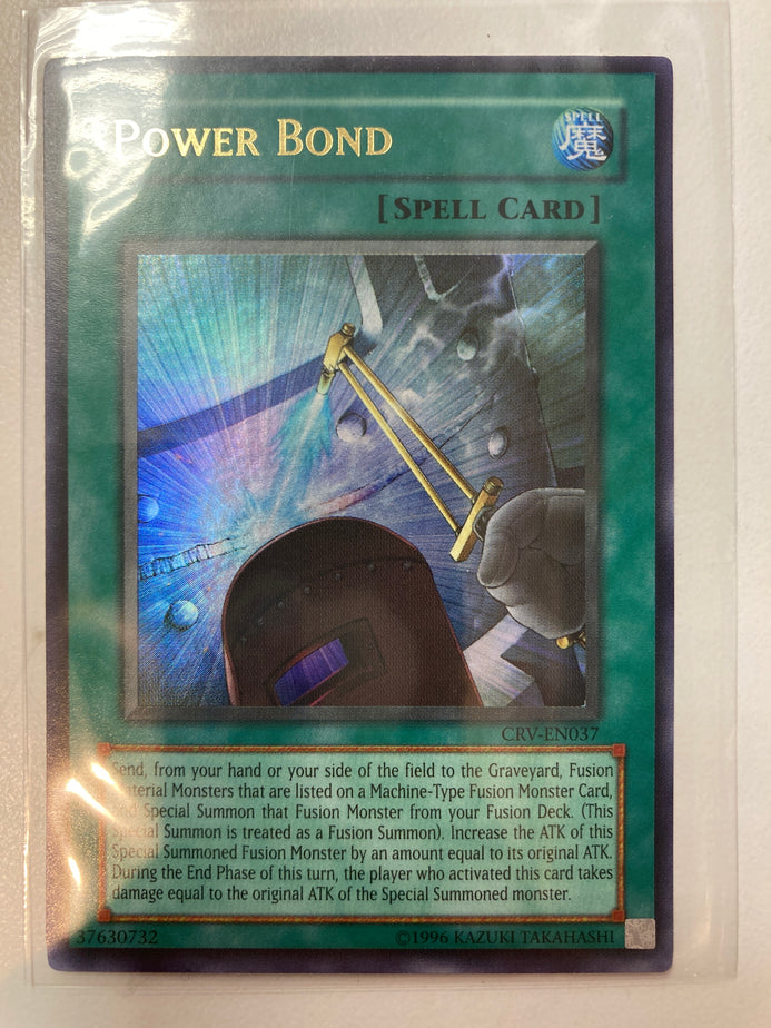 power bond yugioh card Yugioh TCG Power Bond CRV-EN037 Ultra Rare NM – True Believers Gaming and  Collectibles