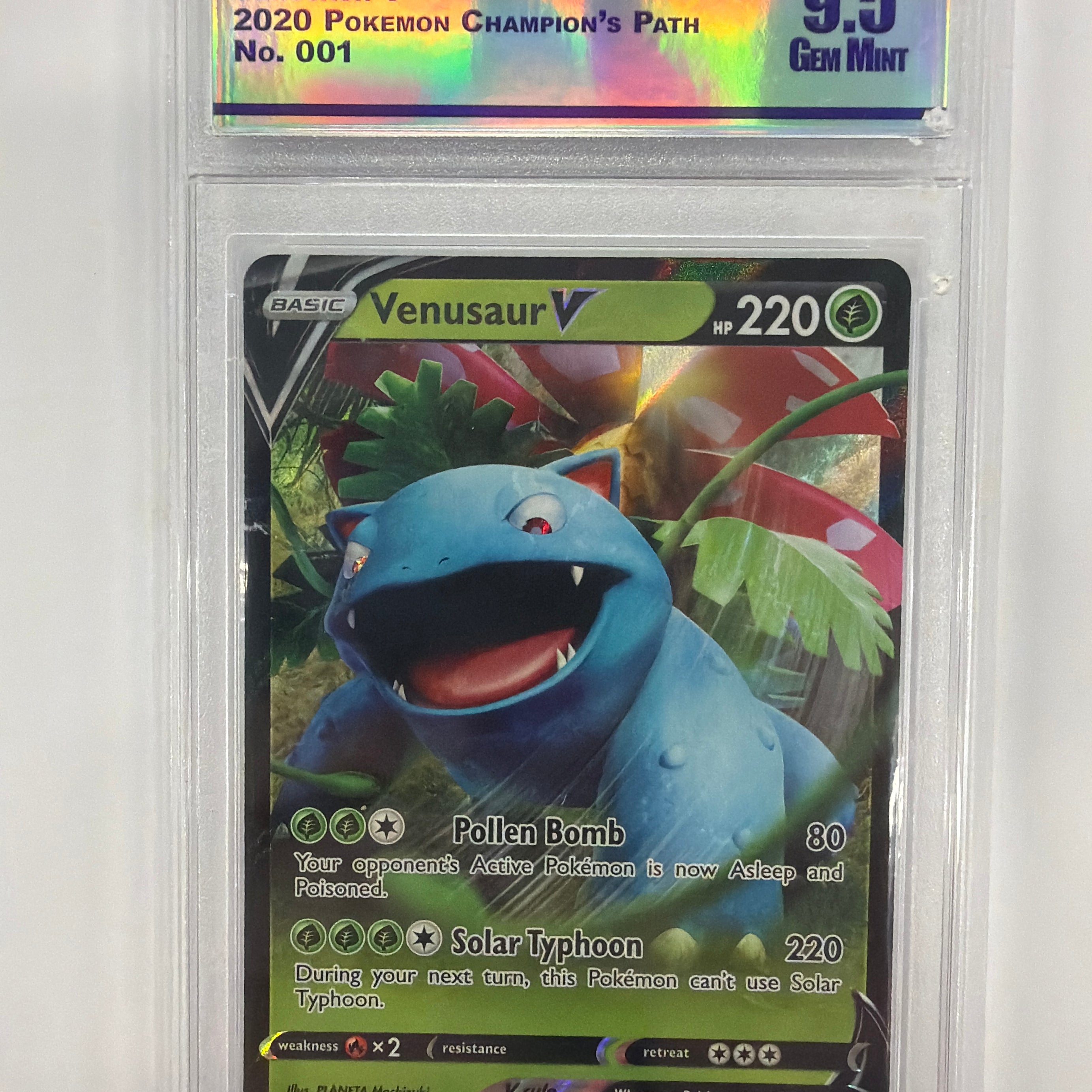 Pokémon TCG - CC&G Gem Mint 9.5 Champion's Path Venusaur V 001/073