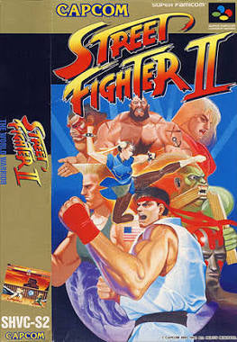 Nintendo Super Famicom Street Fighter II Video Game