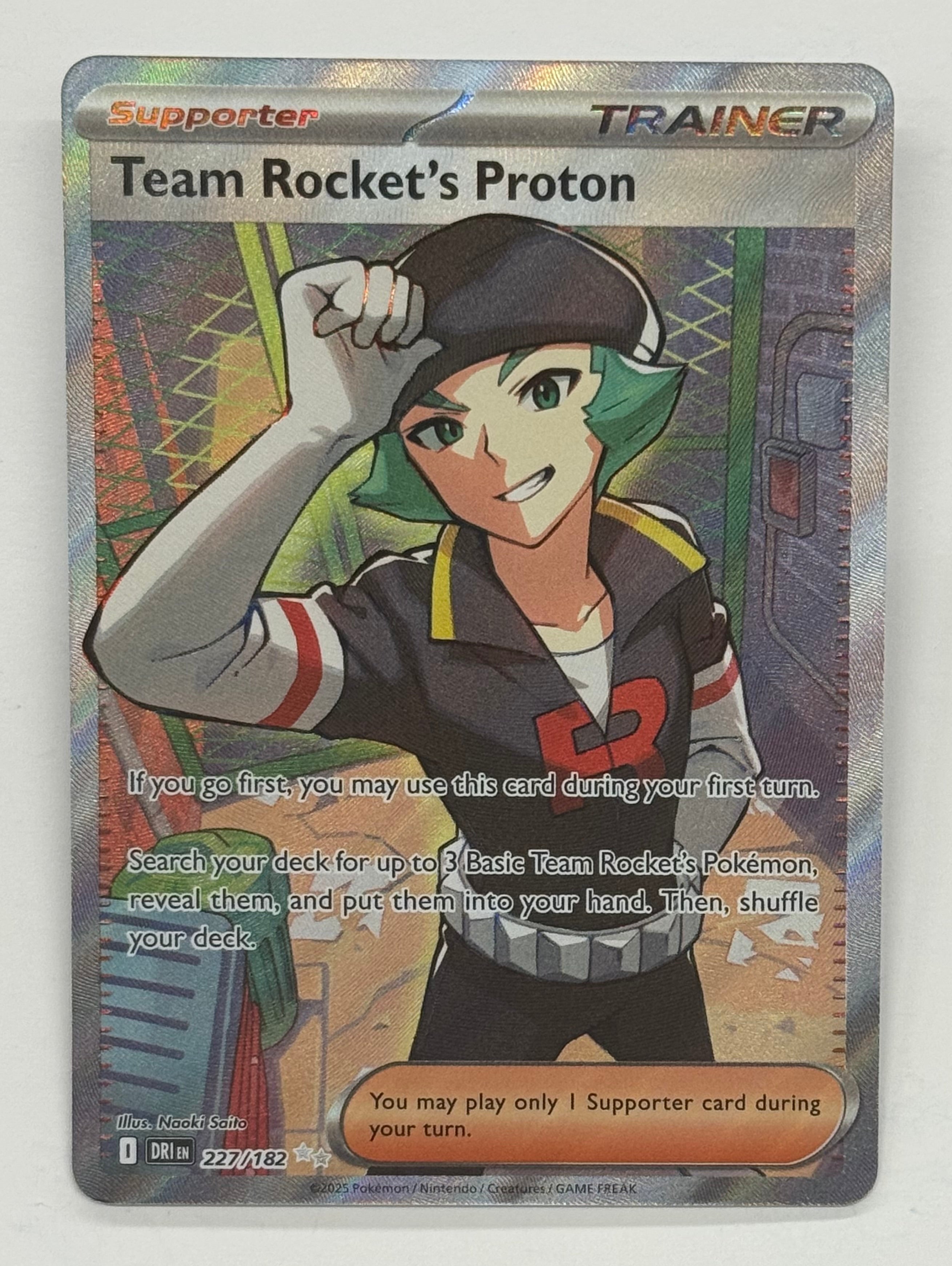 Pokémon TCG - Destined Rivals Team Rocket’s Proton 227/182 NM