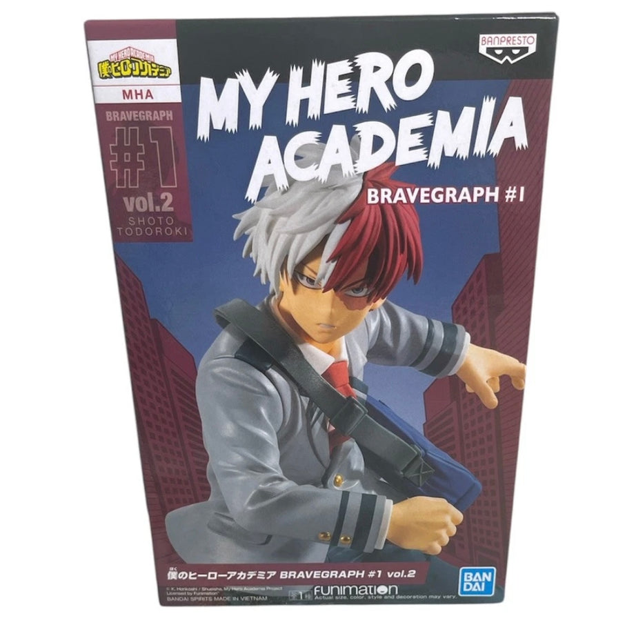 Bandpresto My Hero Academia Bravegraph #1 Vol. 2 Shoto Todoroki Statue