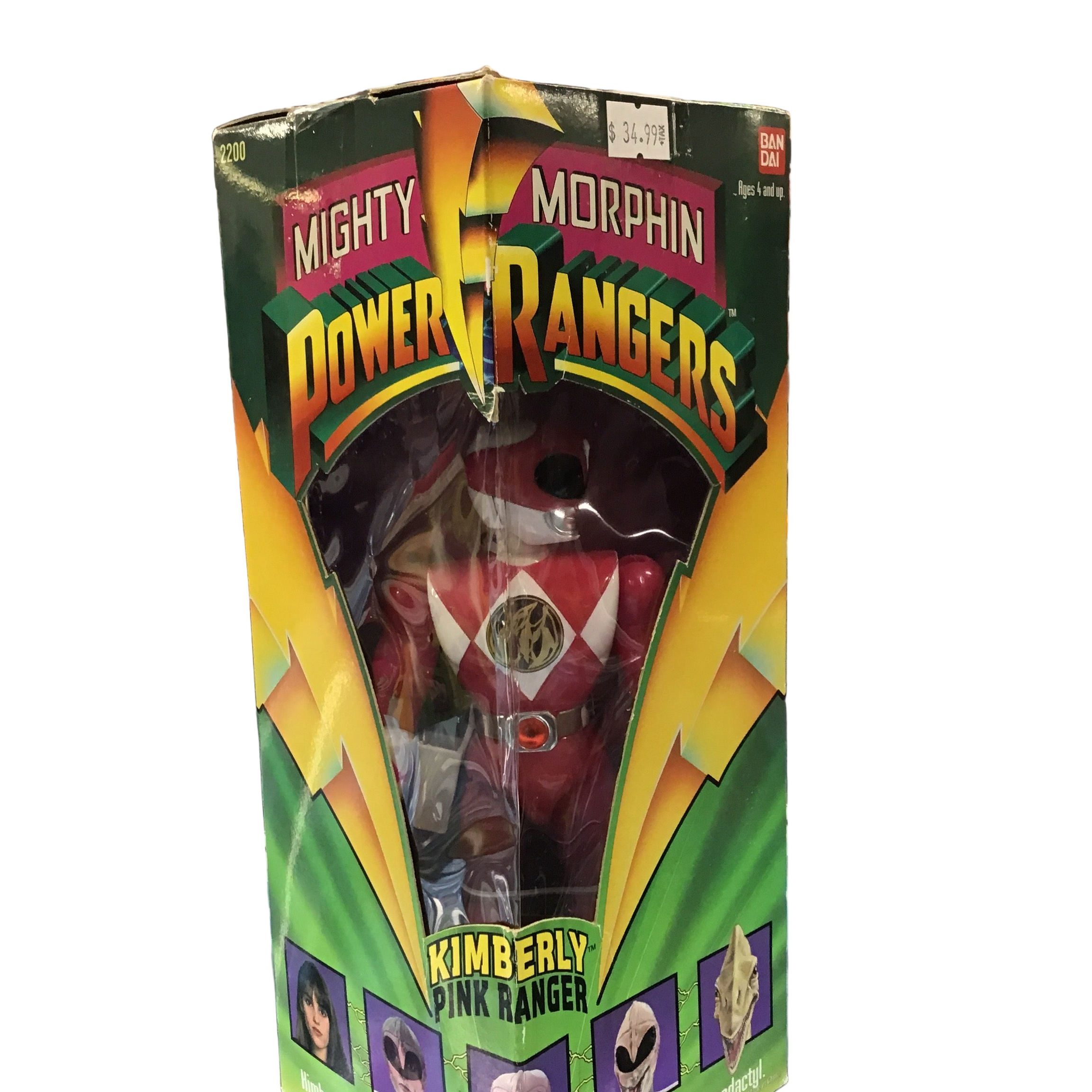 Bandai Mighty Morphin Power Rangers Kimberly Pink Ranger Action Figure