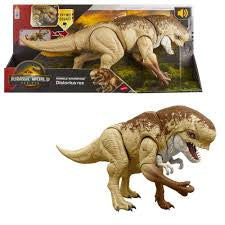 Mattel Jurassic World Rumble ‘N Rampage Distortus Rex Action Figure