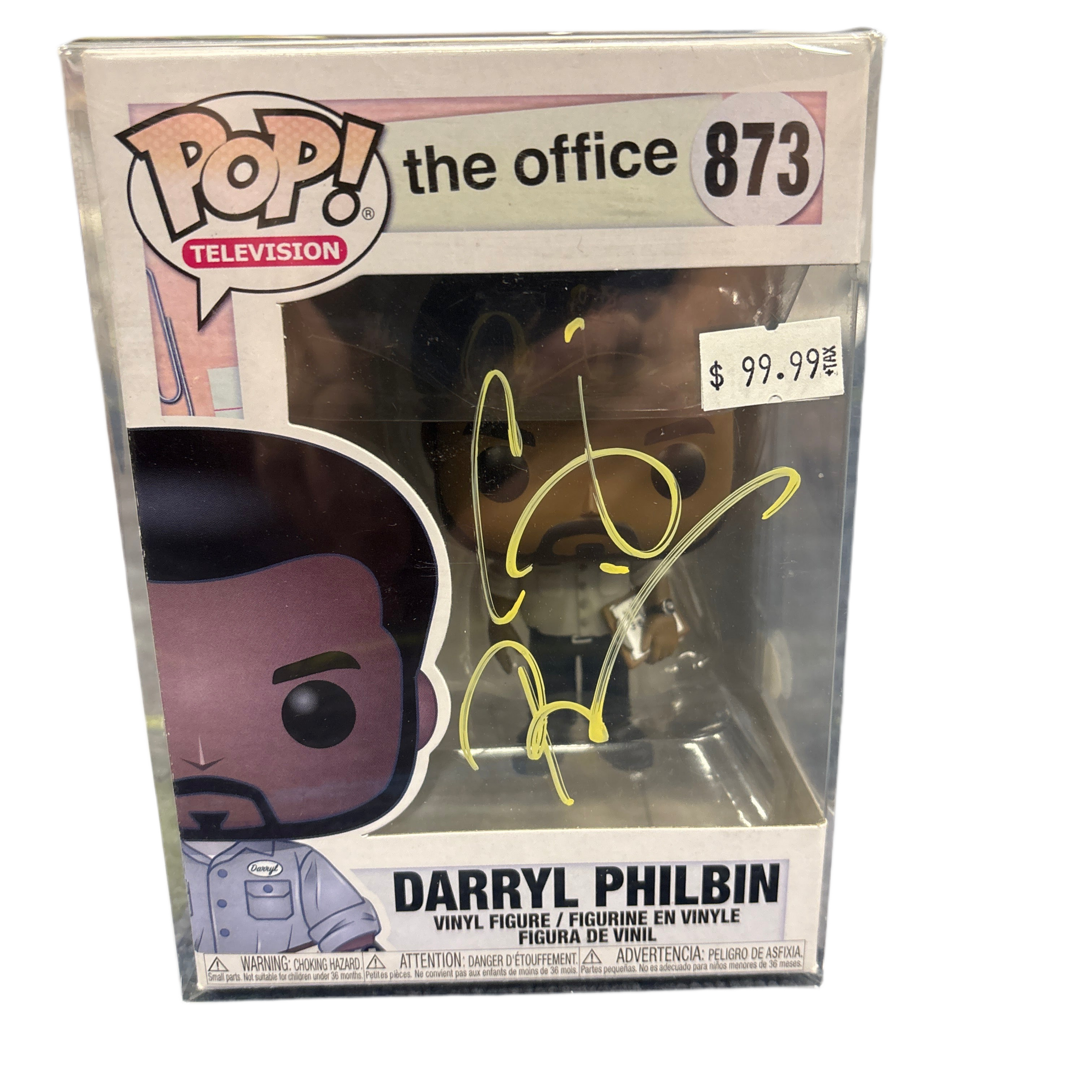 SIGNED DMG Funko Pop! Television The Office Darryl Philbin #873