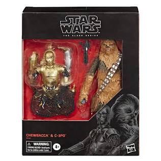 Hasbro Star Wars The Black Series Chewbacca & C-3po Figures