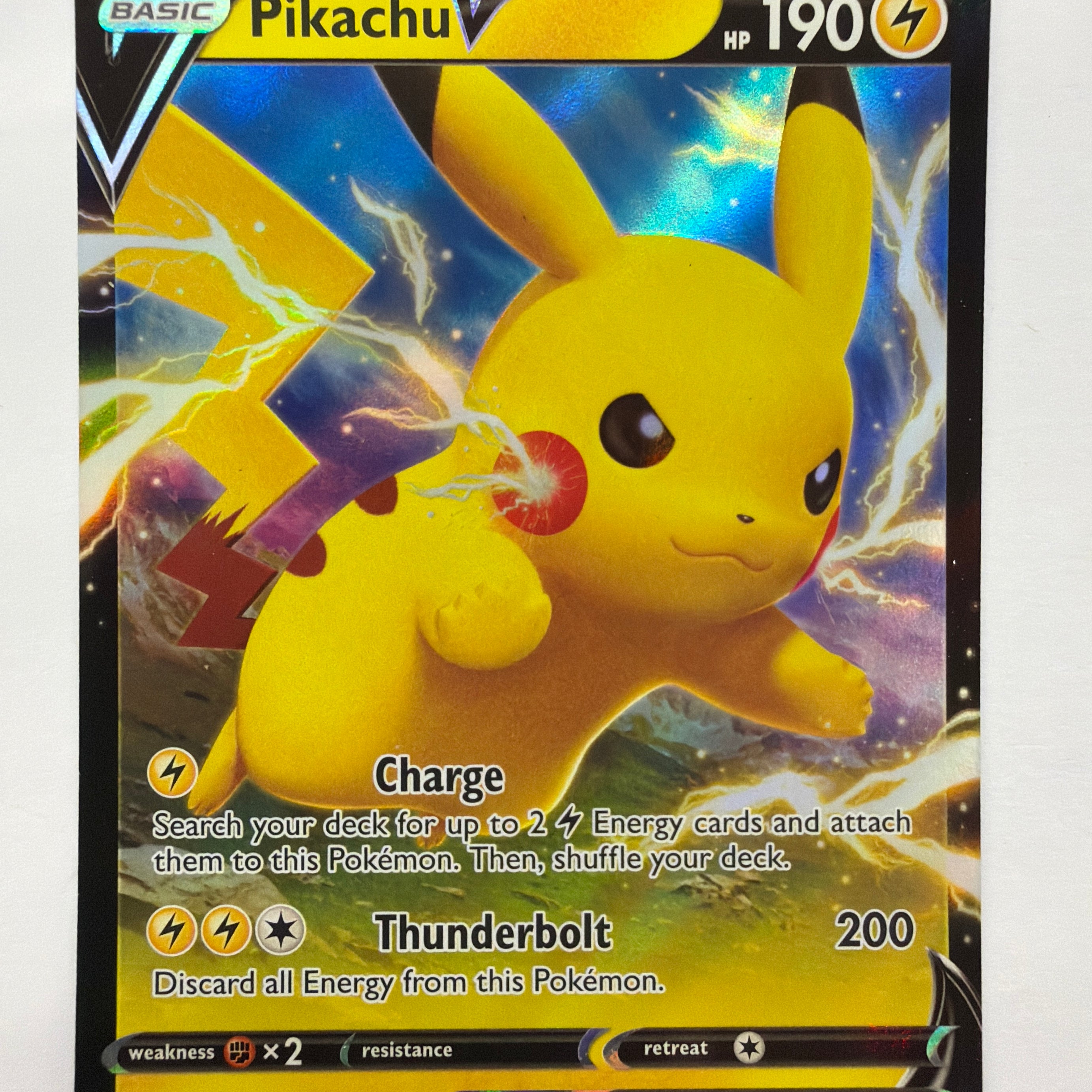 Pokémon TCG - Sword & Shield Promo Pikachu V SWSH061 NM