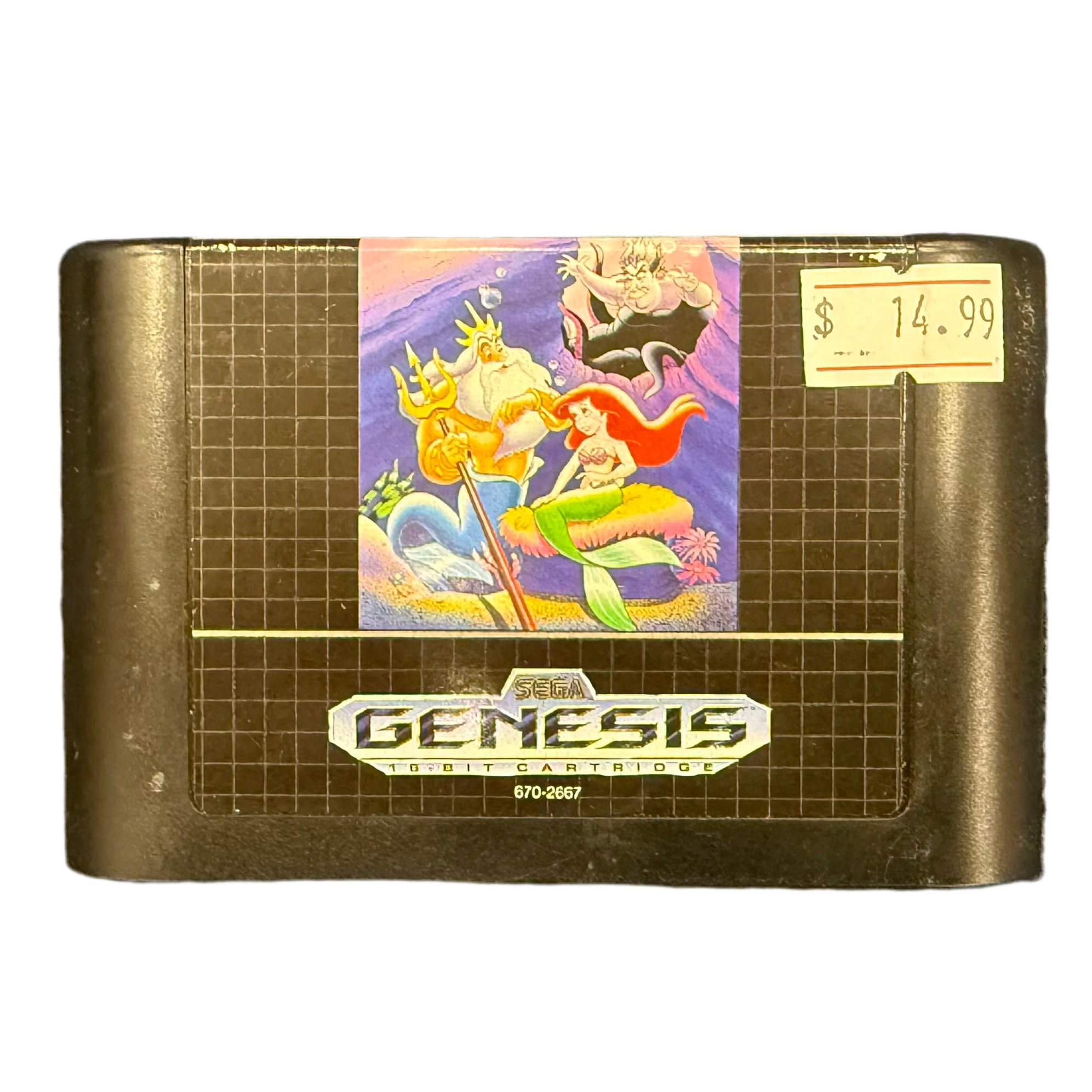 Sega Genesis Disney’s Ariel The Little Mermaid Video Game Loose