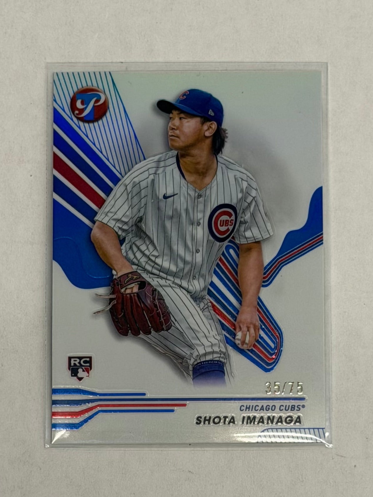 2024 Topps Pristine Baseball Shota Imanaga #48 Blue Refractor Numbered 35/75