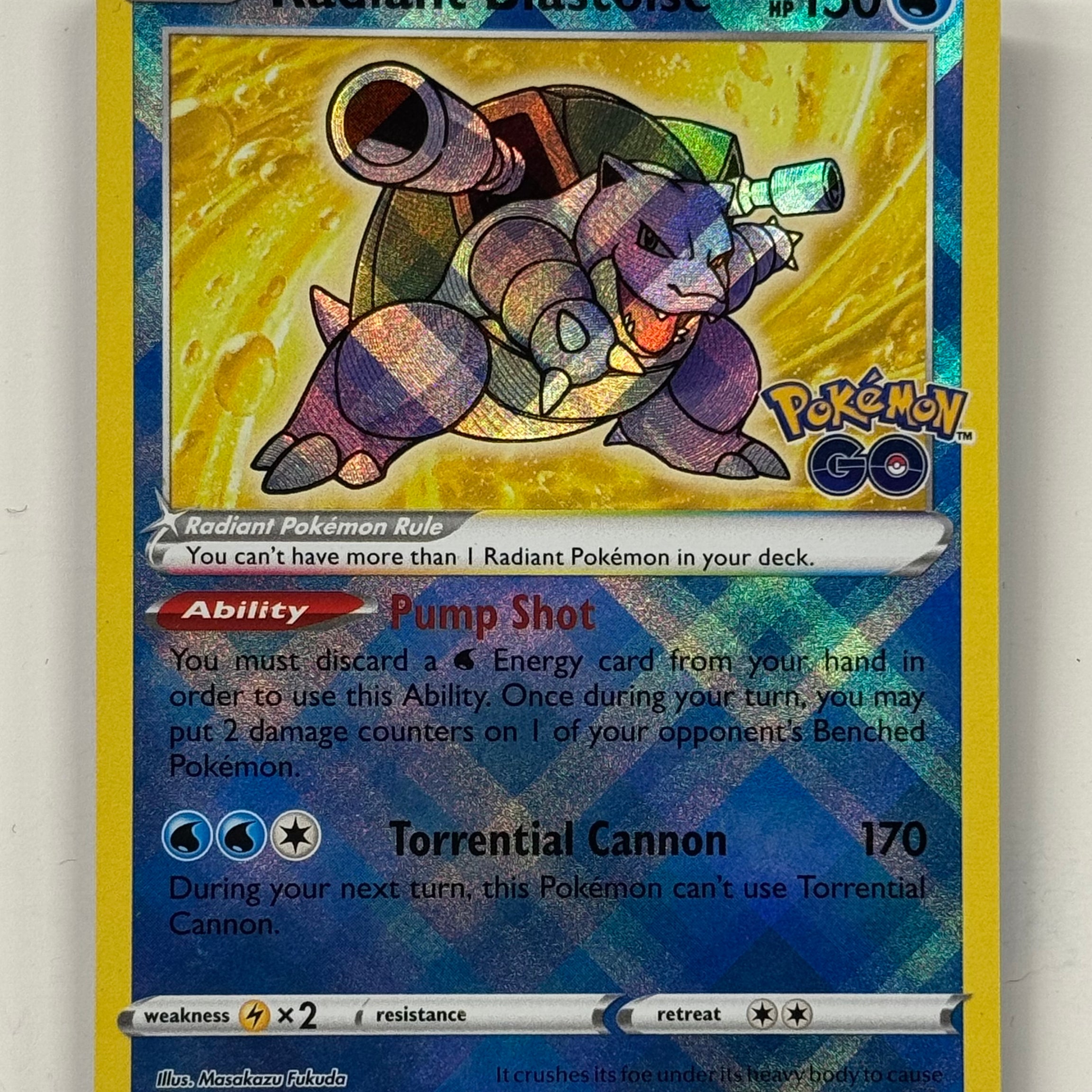 Pokémon TCG - Pokémon GO Radiant Blastoise 018/078 NM
