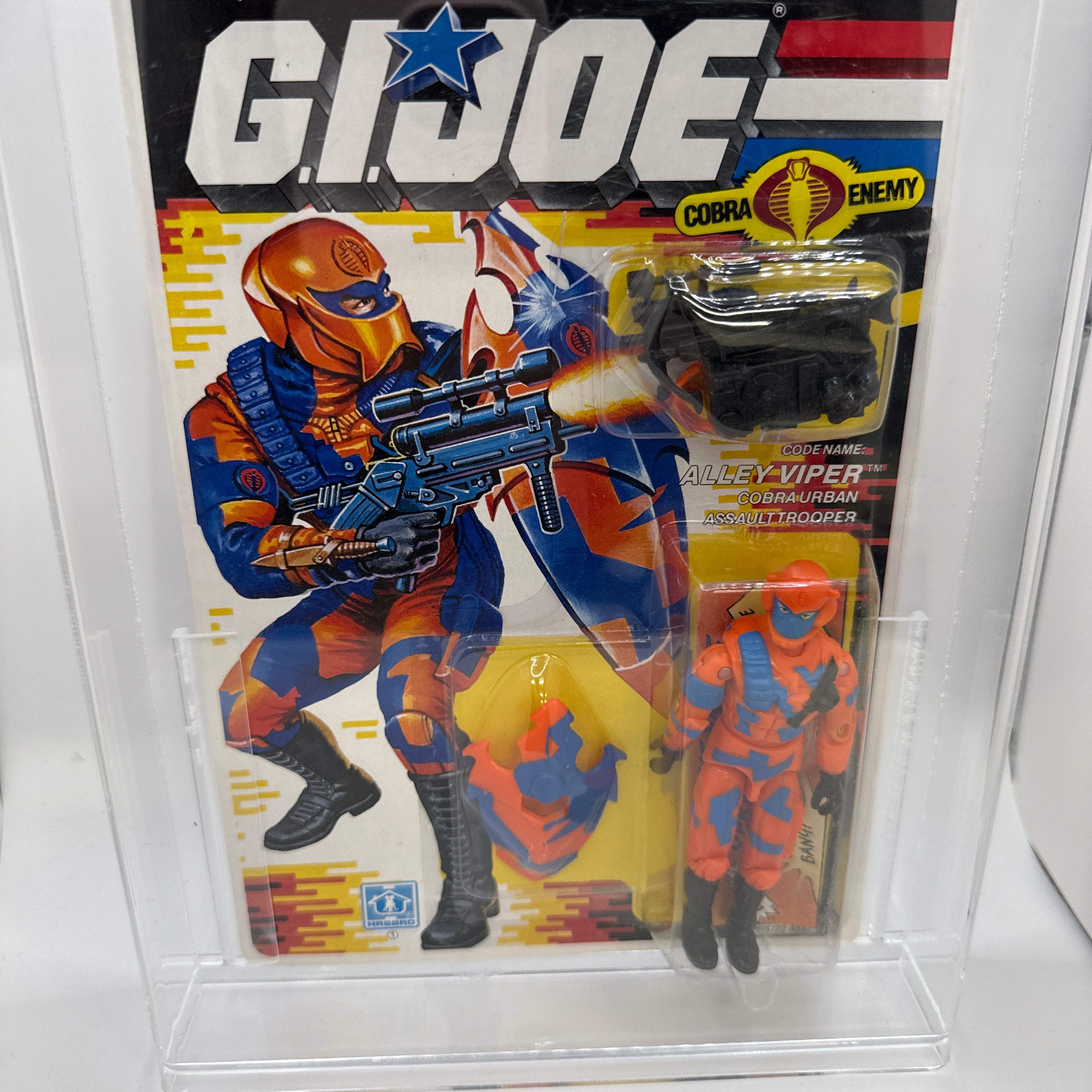 Hasbro G.I. Joe Vintage 1988 Code Name: Alley Viper 34 Back Punched Card Action Figure