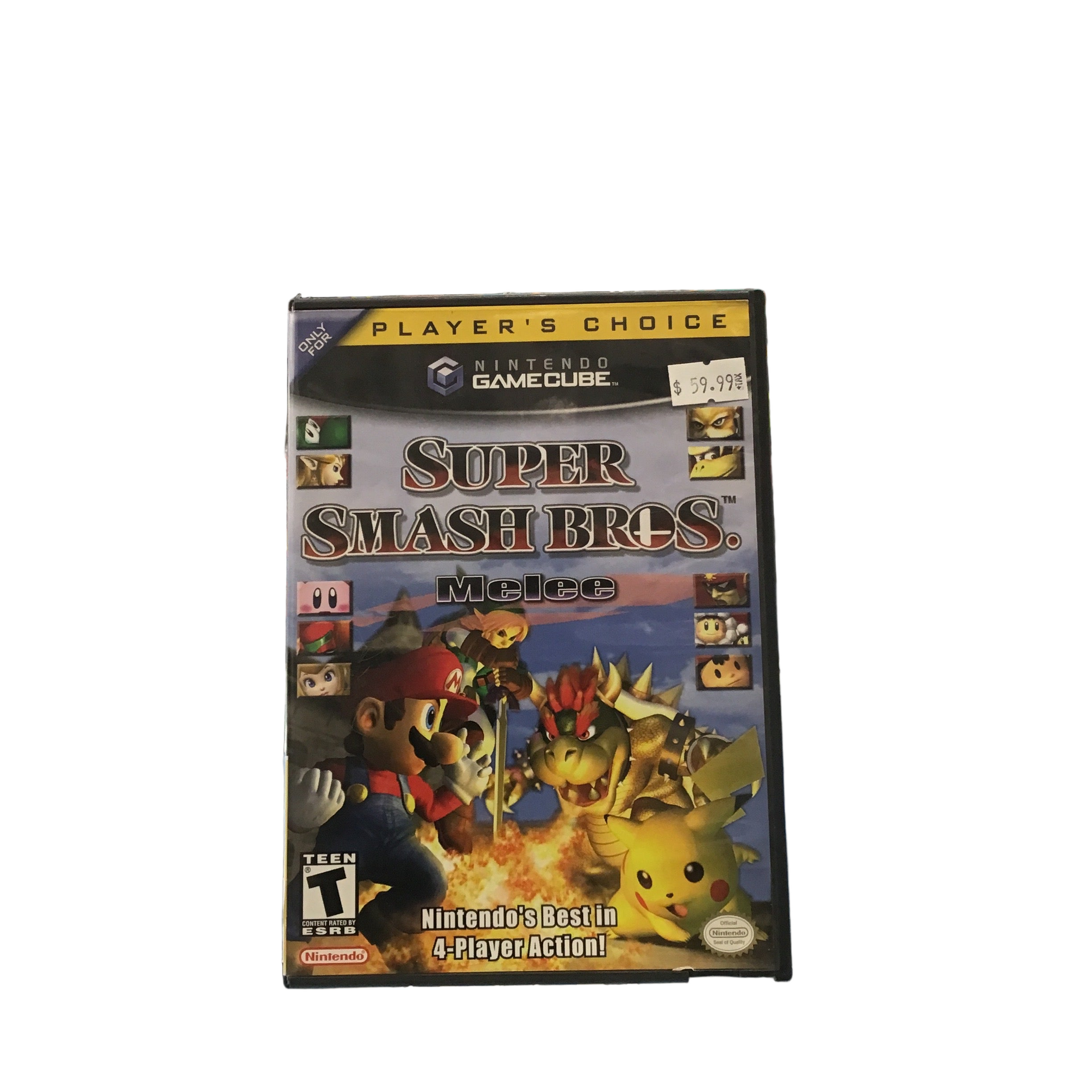 Nintendo GameCube Super Smash Bros Melee Video Game