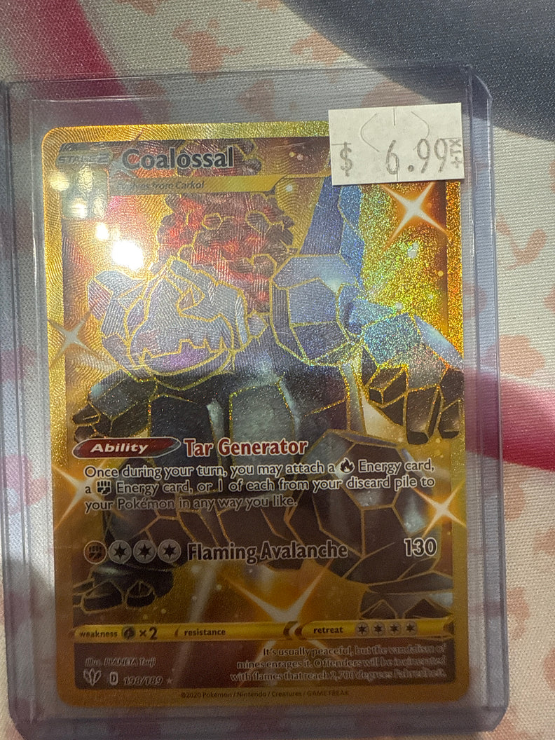 coalossal pokemon card gold Pokemon TCG 198-189 Coalossal Darkness Ablaze NM – True Believers Gaming  and Collectibles
