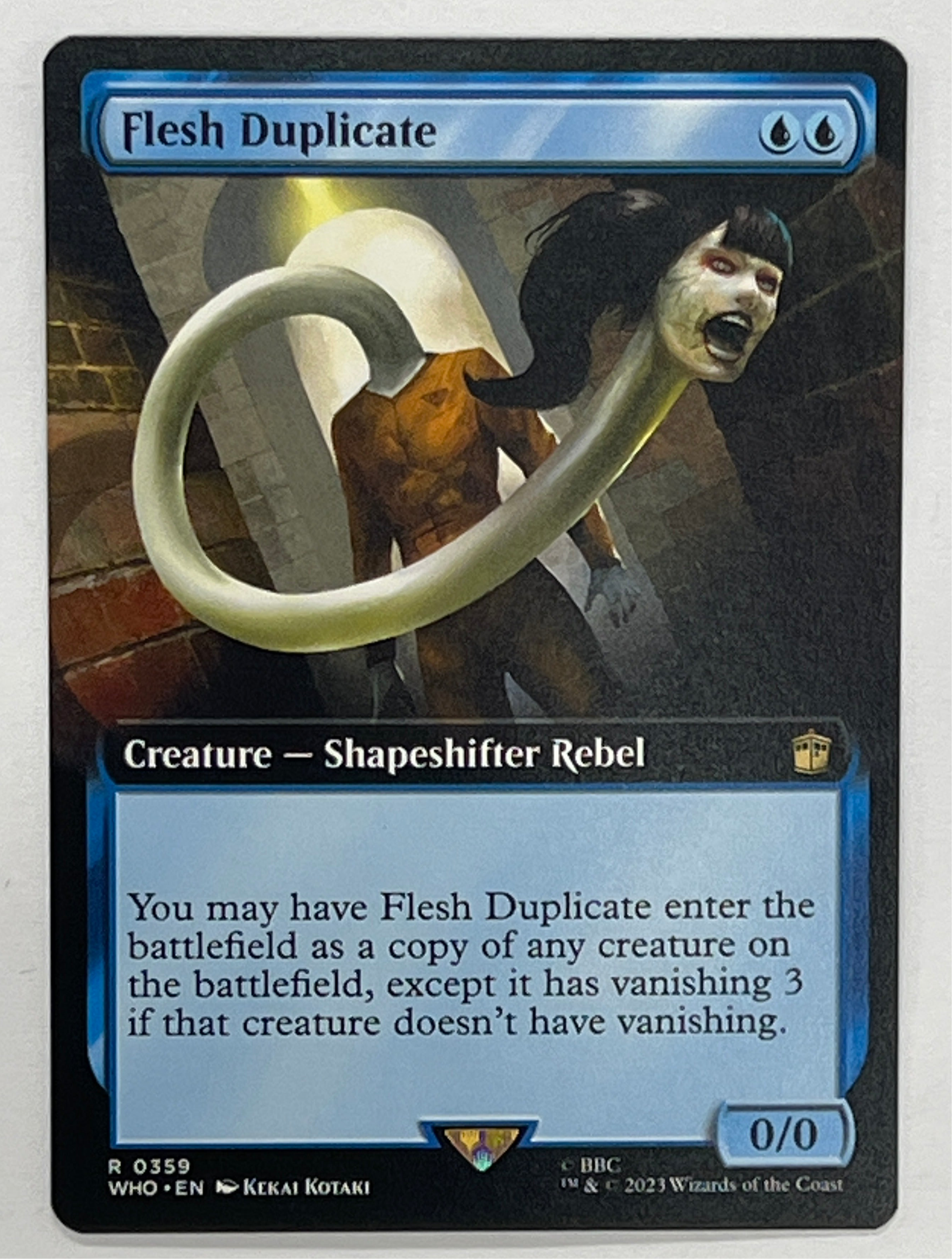 Magic the Gathering TCG - Universes Beyond Doctor Who Flesh Duplicate (Extended Art) 359 NM