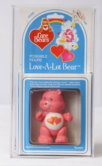 Kenner Care Bears Poseable Figure Love a Lot Bear