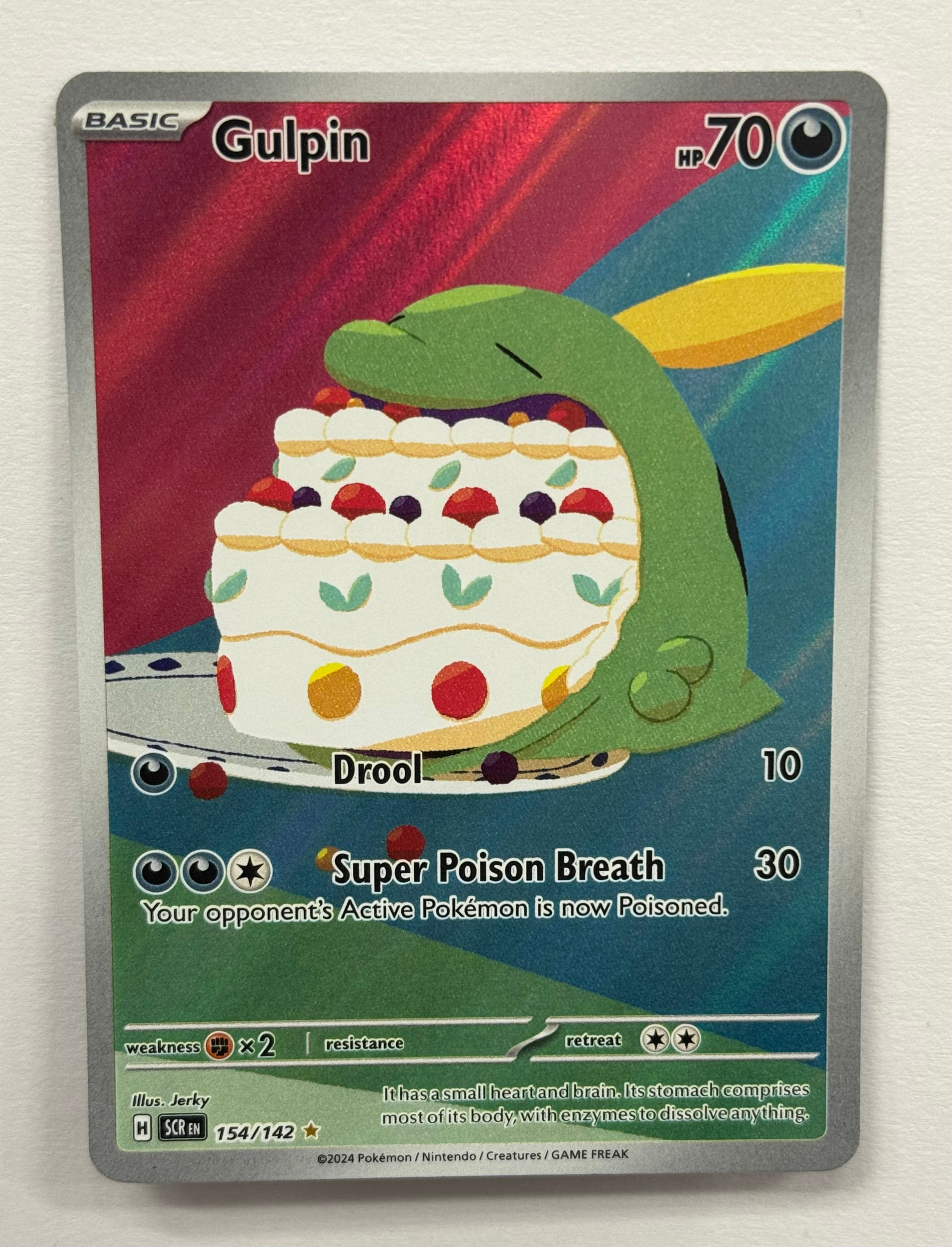 Pokémon TCG - Stellar Crown Gulpin 154/142 NM