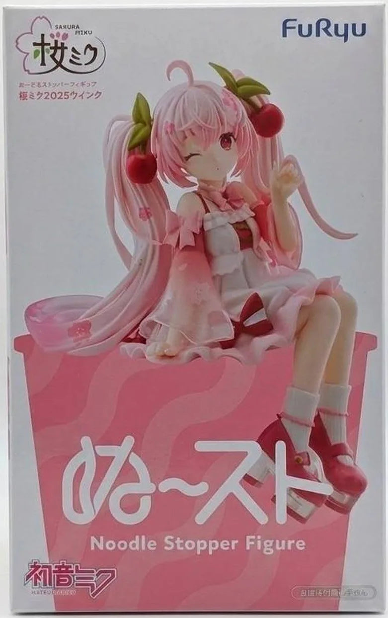 FuRyu Noodle Stopper Figure Hatsune Miku Sakura Miku Statue