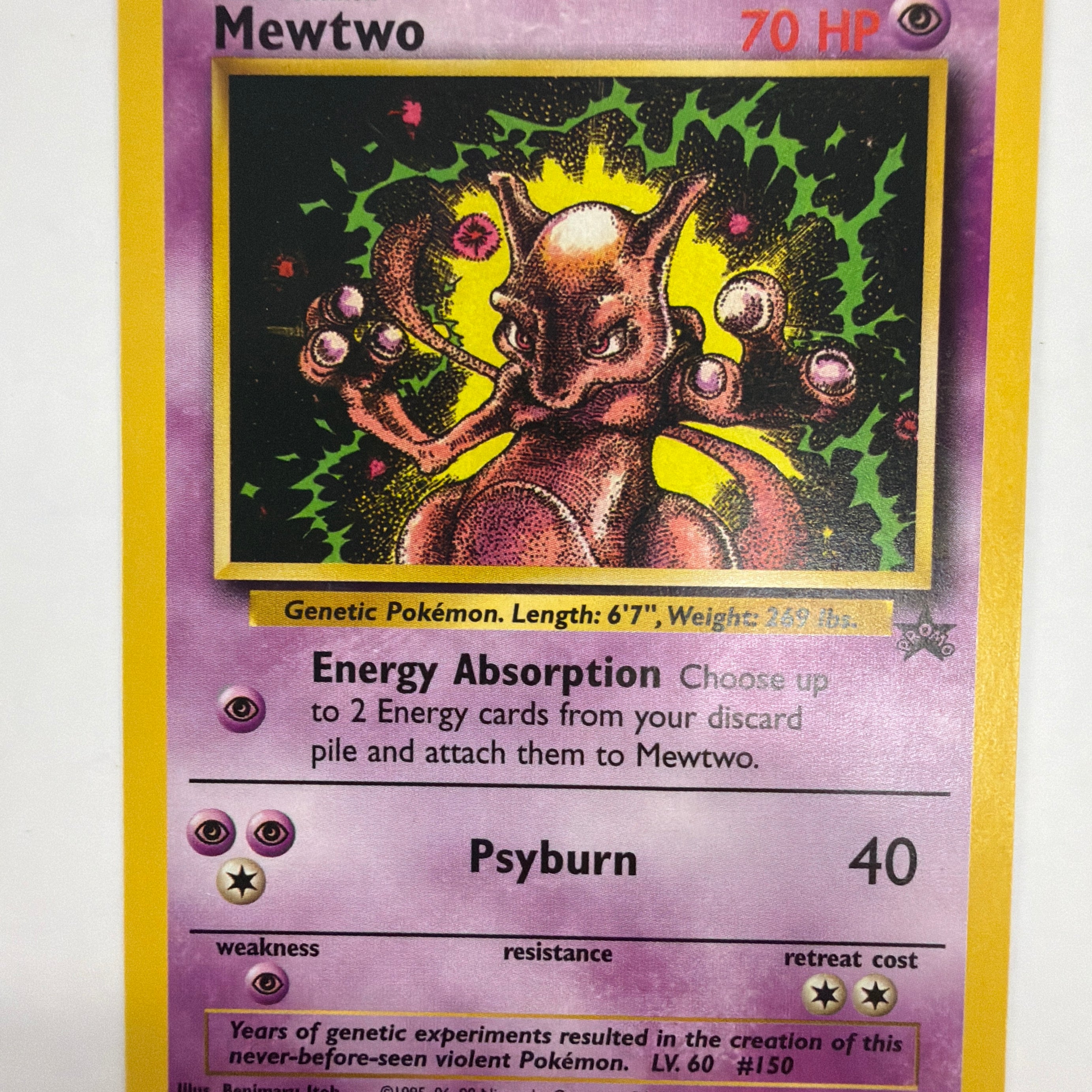 Pokémon TCG - Wizards of the Coast Promo Mewtwo 14 LP/MP
