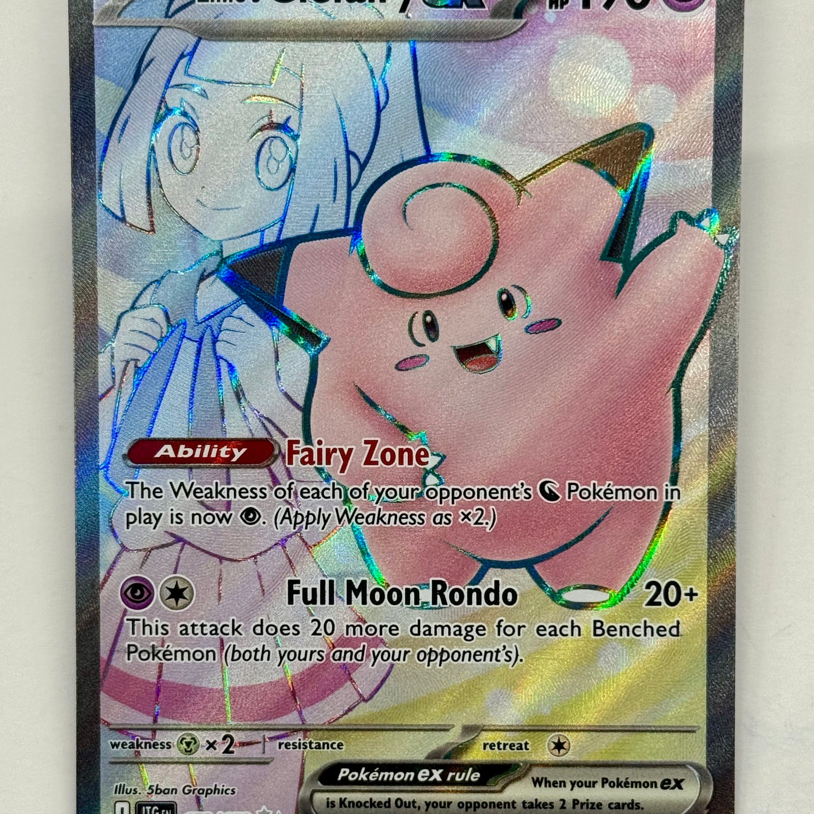 Pokémon TCG - Journey Together Lillie's Clefairy EX 173/159 NM