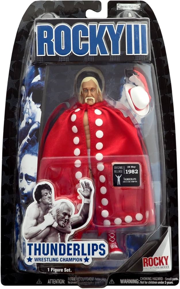 Rocky Collectors Series Rocky III Thunderlips (Wrestling Champion) Action Figure